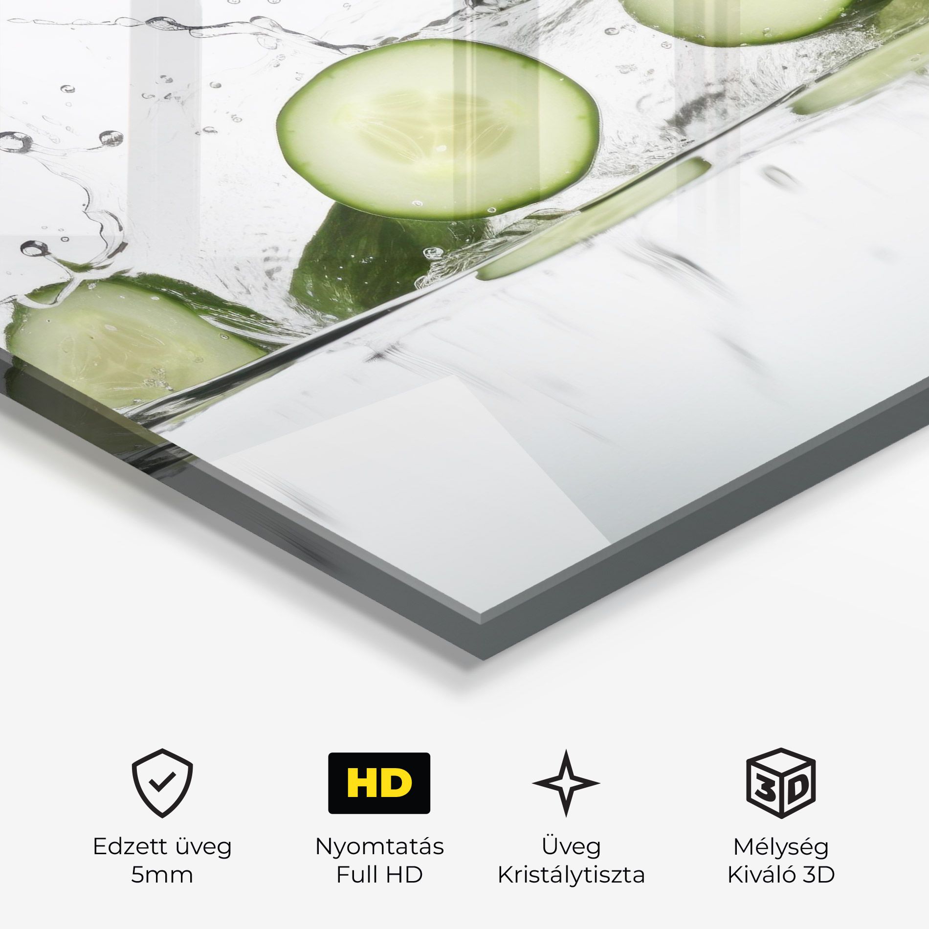 Cucumber Cool Splash mockup 3