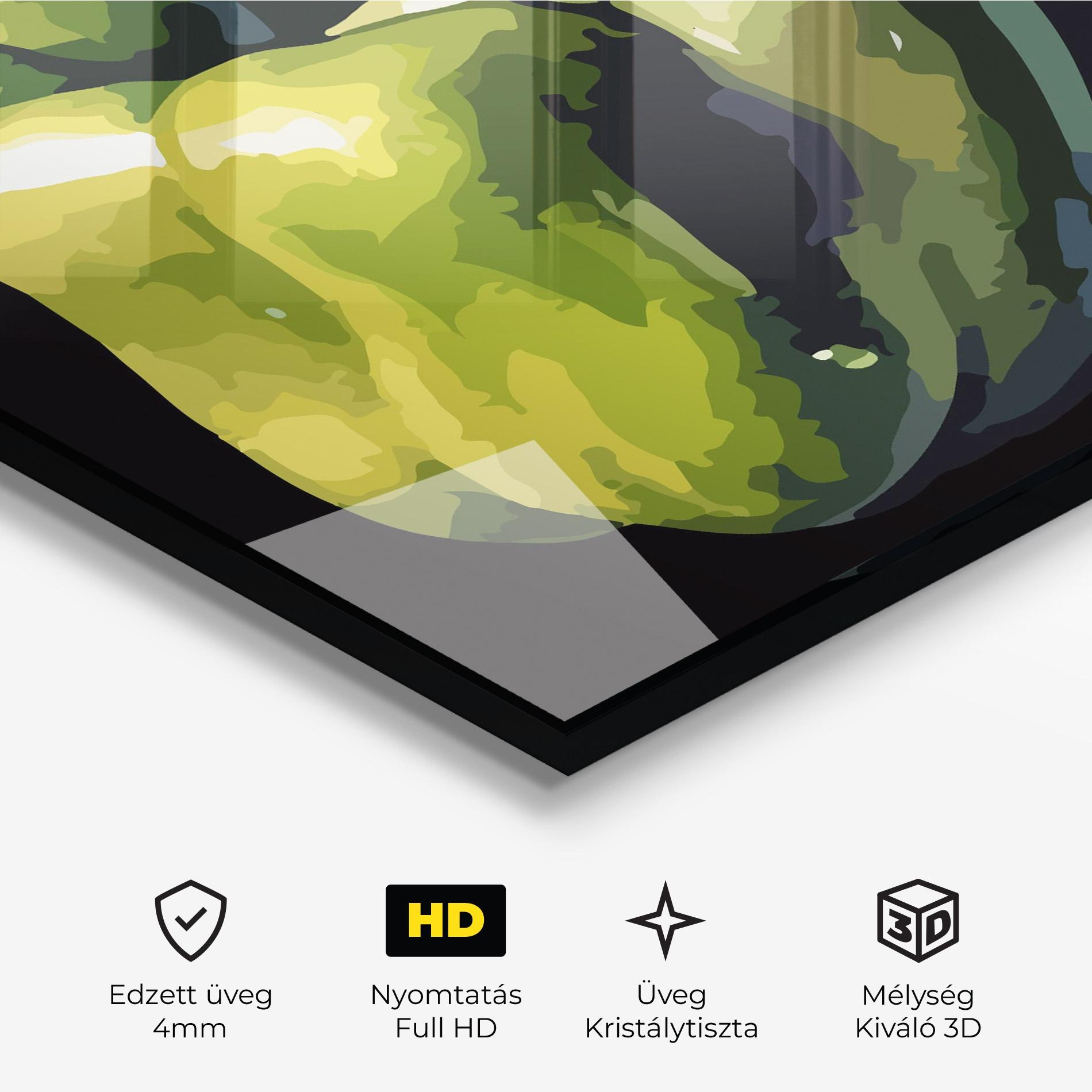 Üvegkép Cool Bellpepper mockup 3