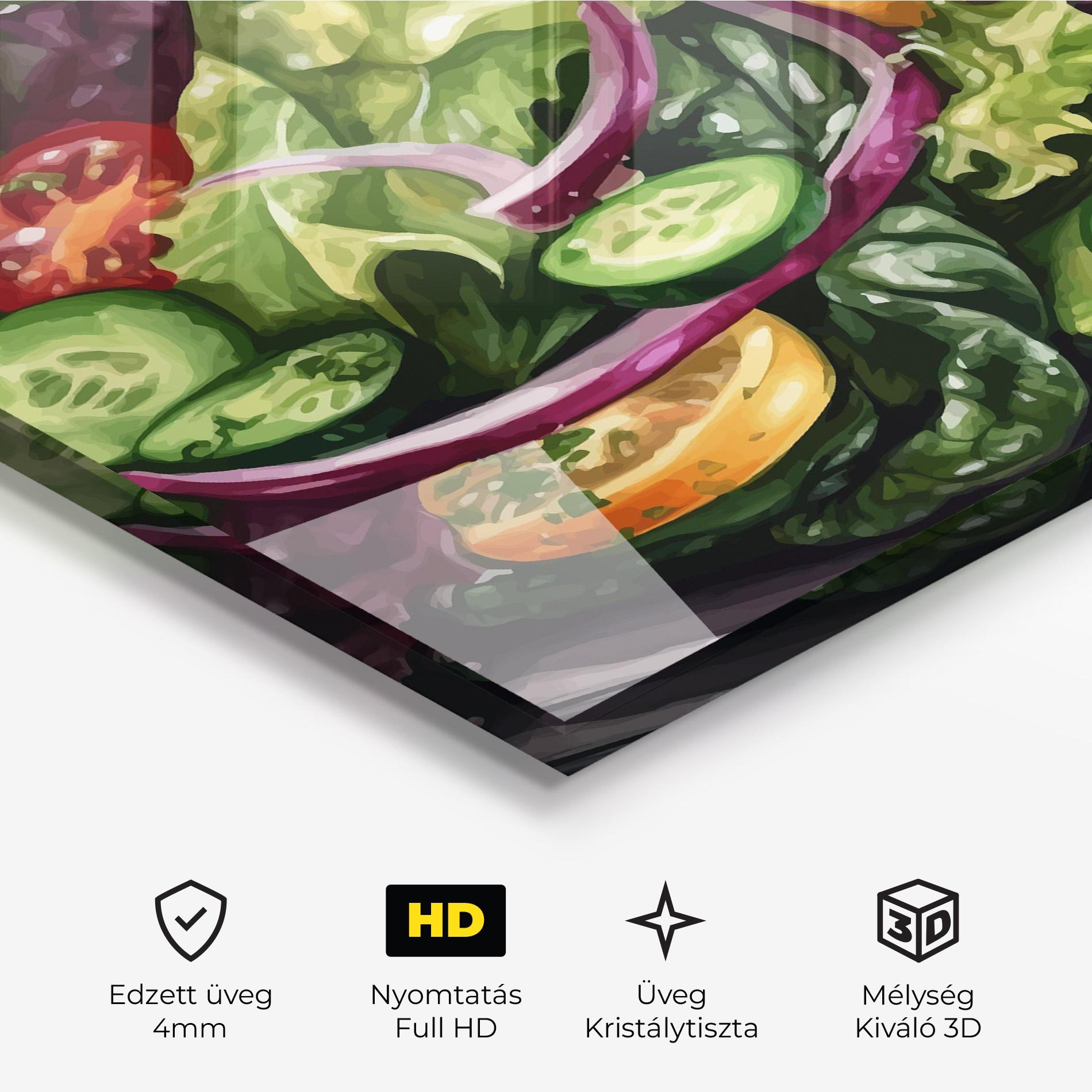 Üvegkép Cucumber Salad mockup 3