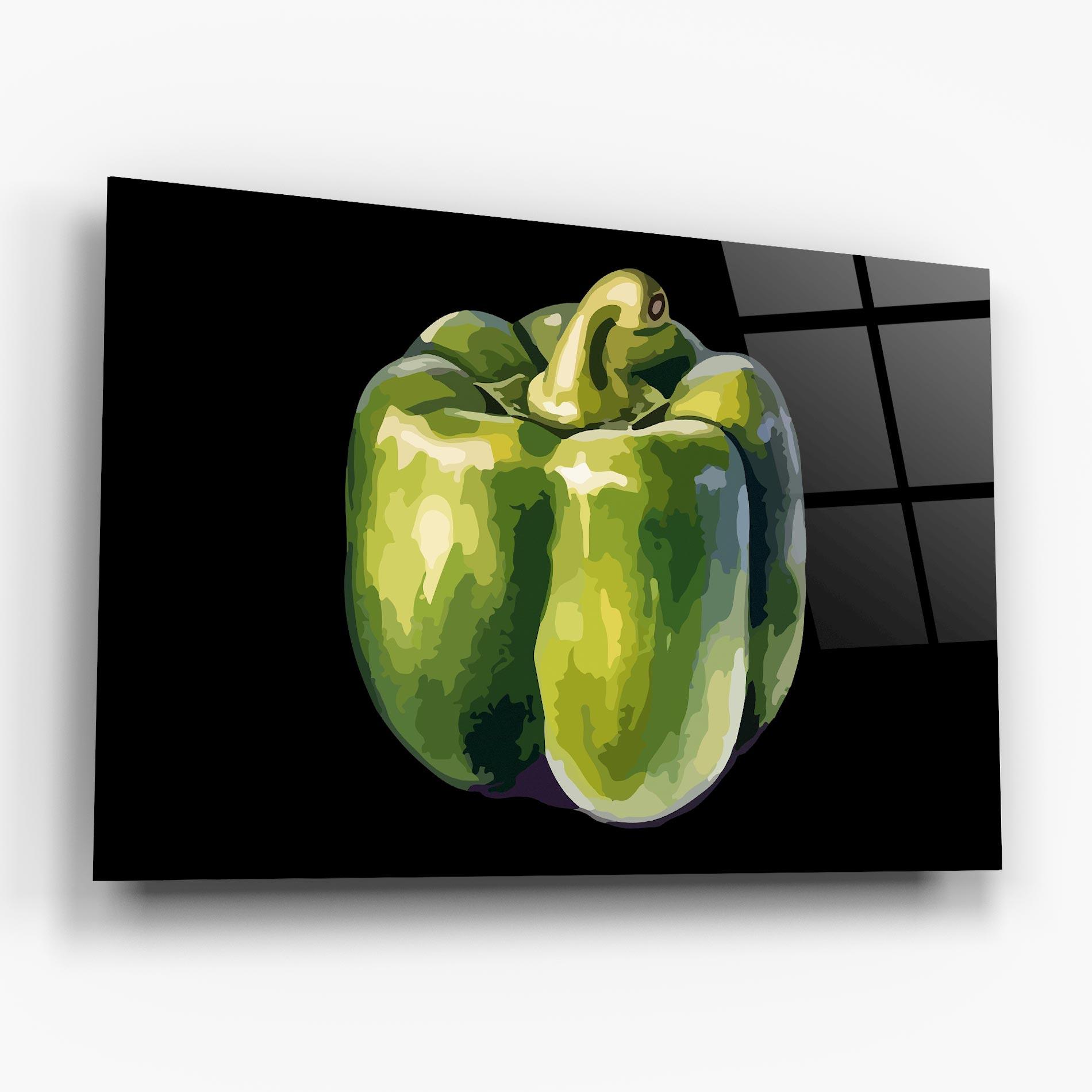 Üvegkép Bellpepper Nice Art mockup 6