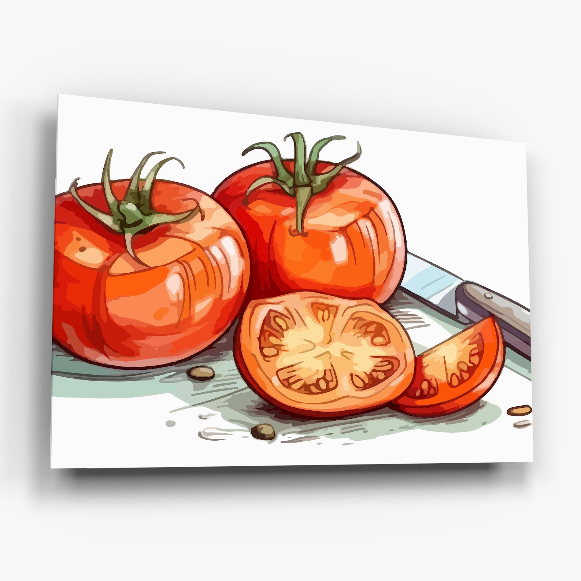 Drawing Tomato Art mockup 6