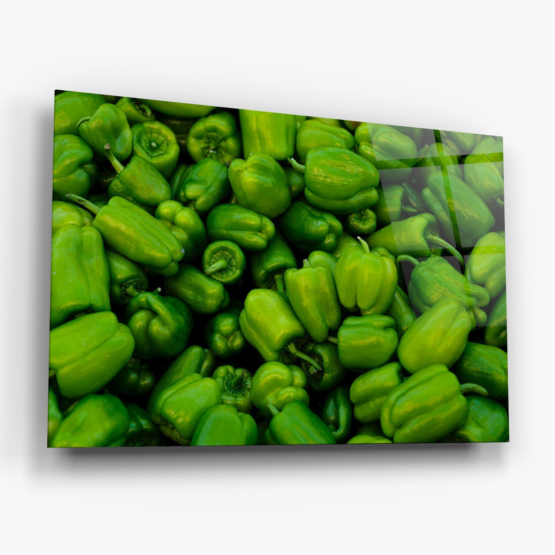 Üvegkép Green Bellpepper mockup 6