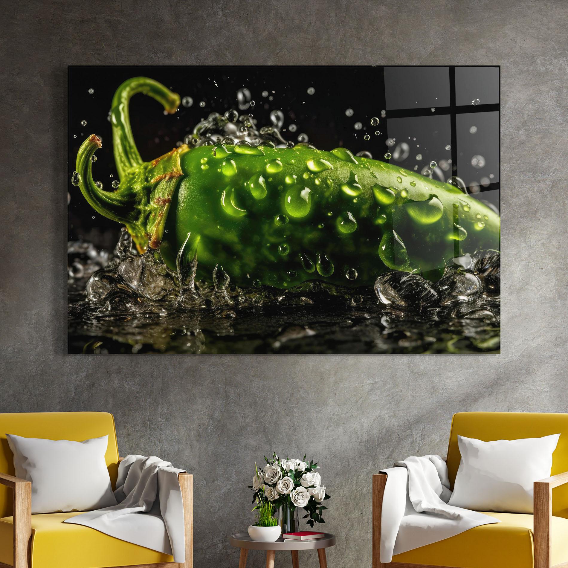 Üvegkép Chili Splash mockup 4