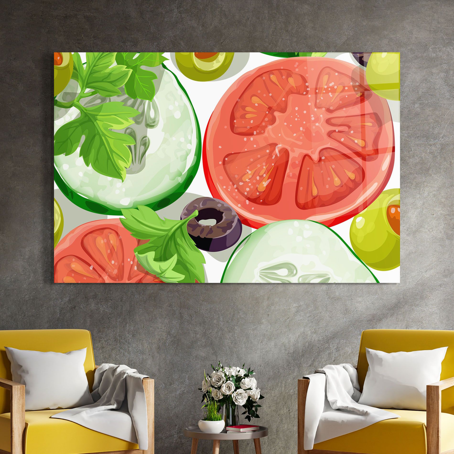 Cucumber Tomatoes mockup 4