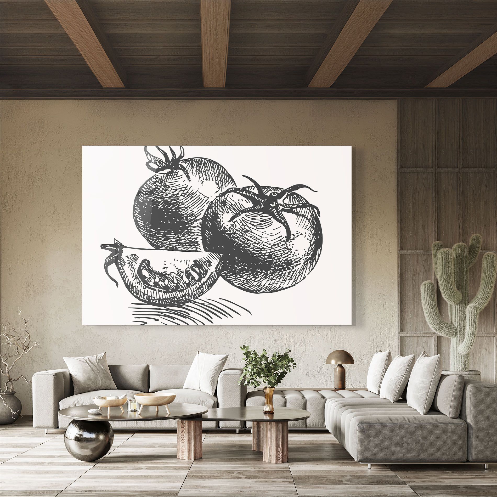 Grey Line Tomato mockup 8