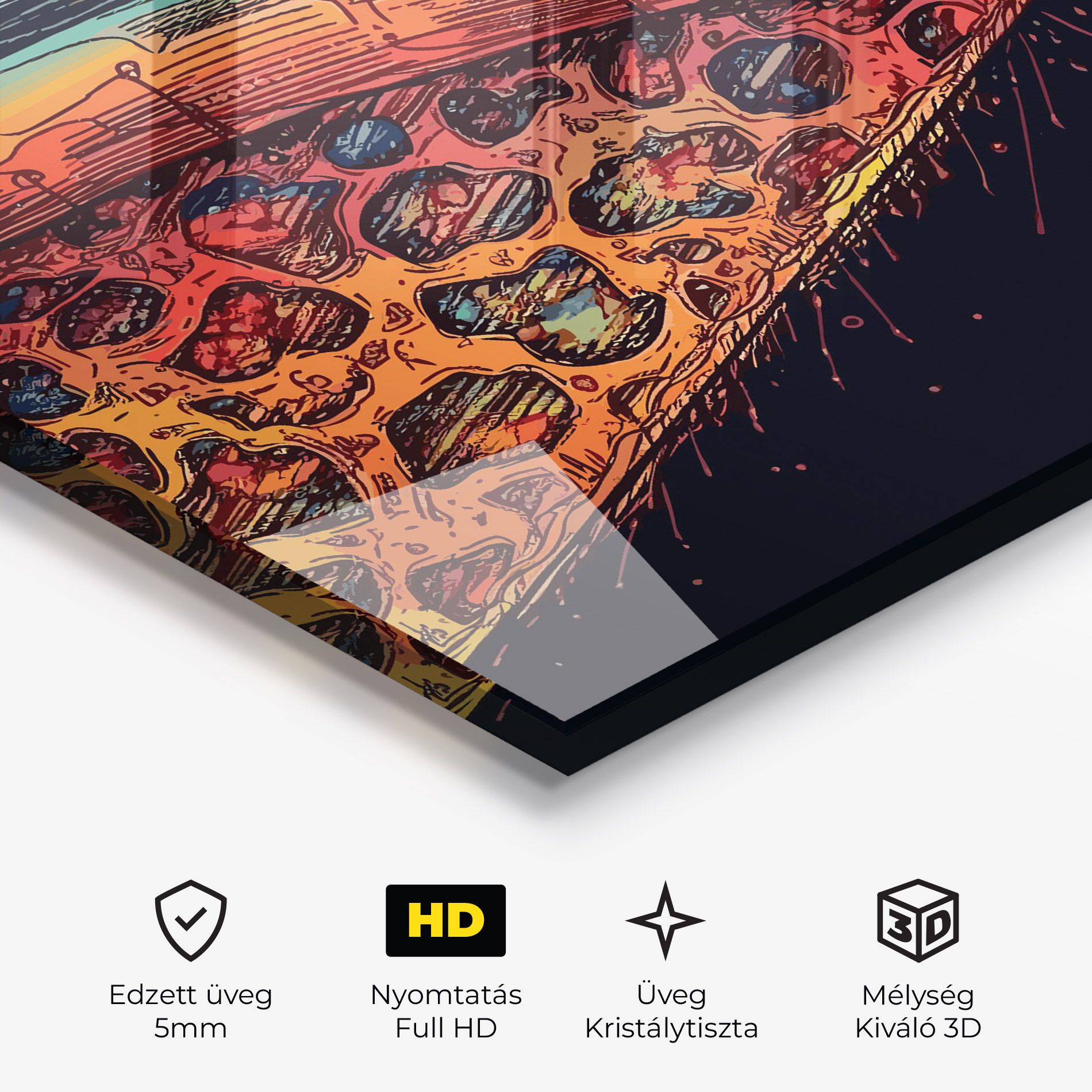 Red Orange Pizza mockup 3