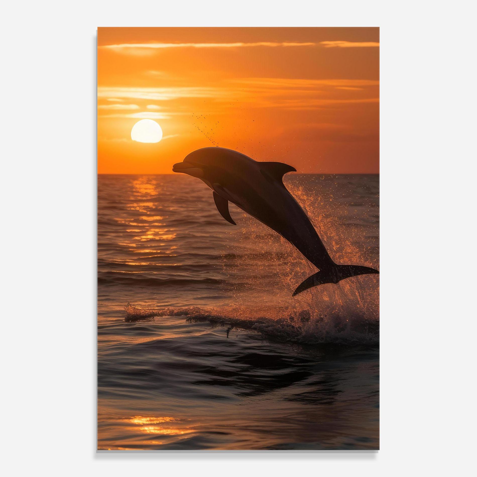 Üvegkép Dolphin Jump mockup 0