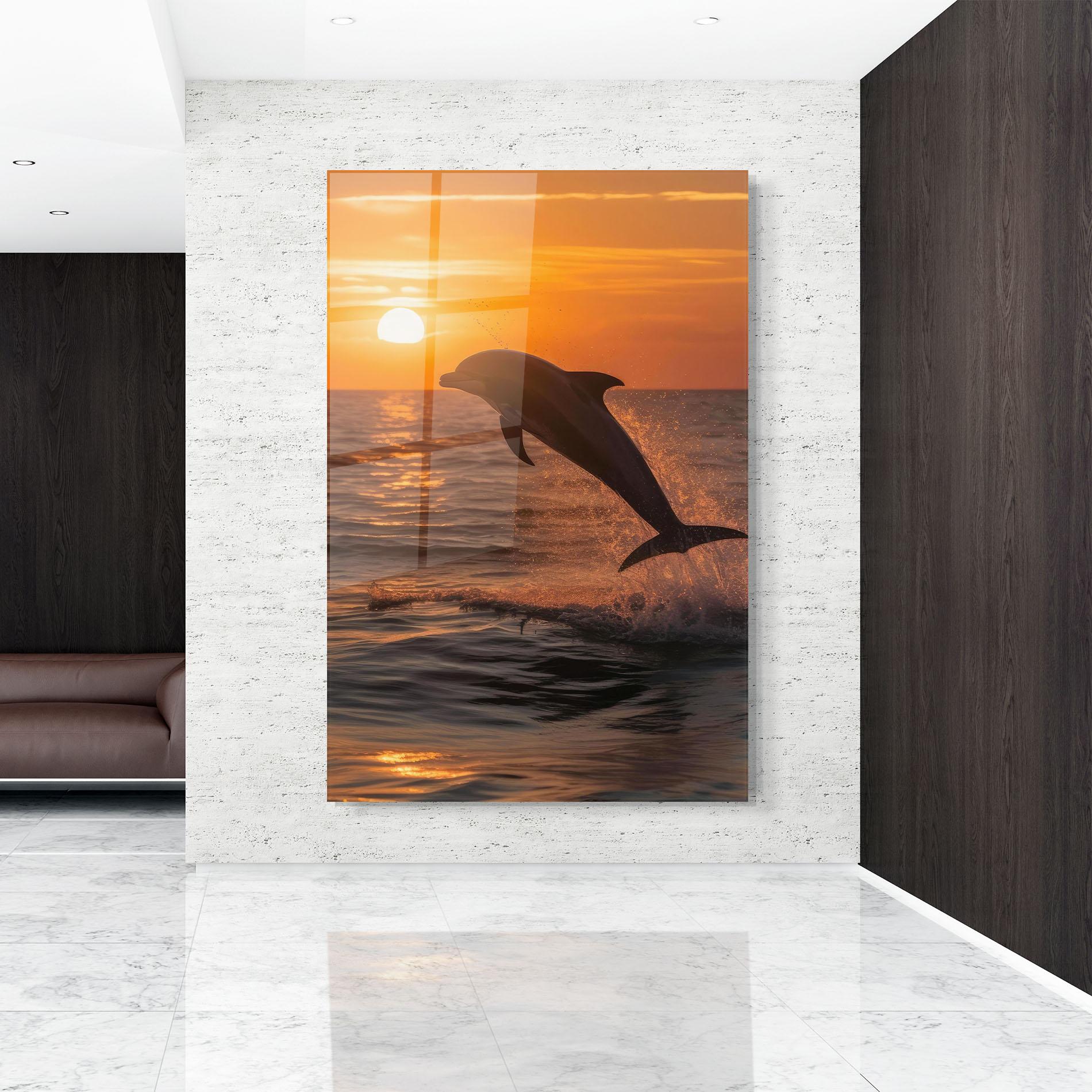 Üvegkép Dolphin Jump mockup 9