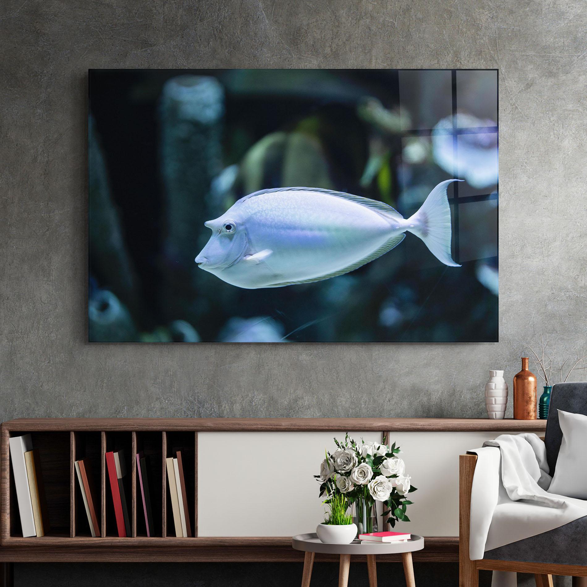 Üvegkép Funny Face Fish mockup 2