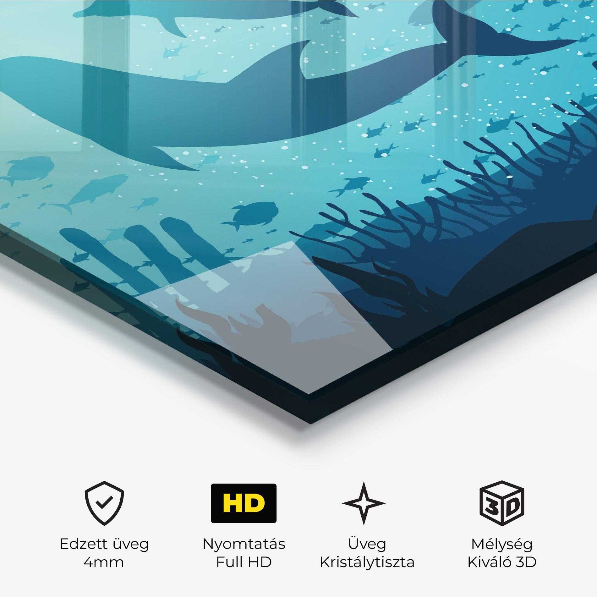 Üvegkép Blue Ocean mockup 3