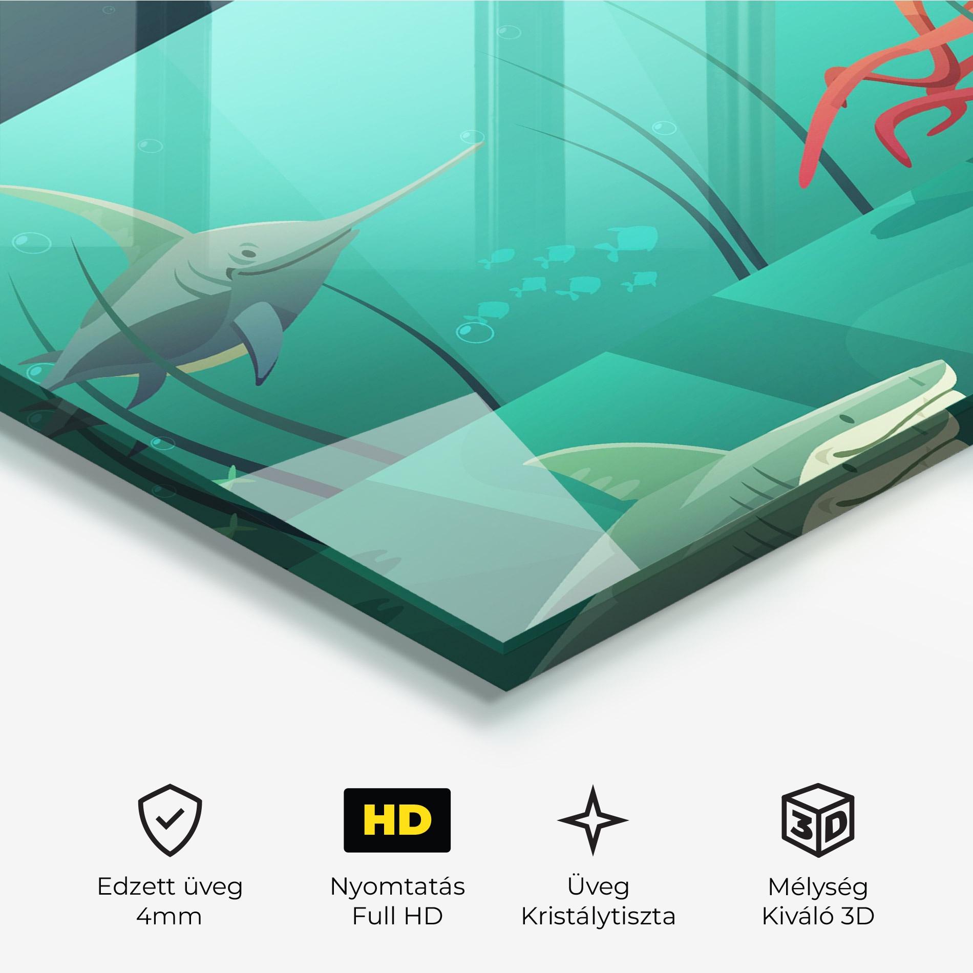 Üvegkép Kids Ocean mockup 3