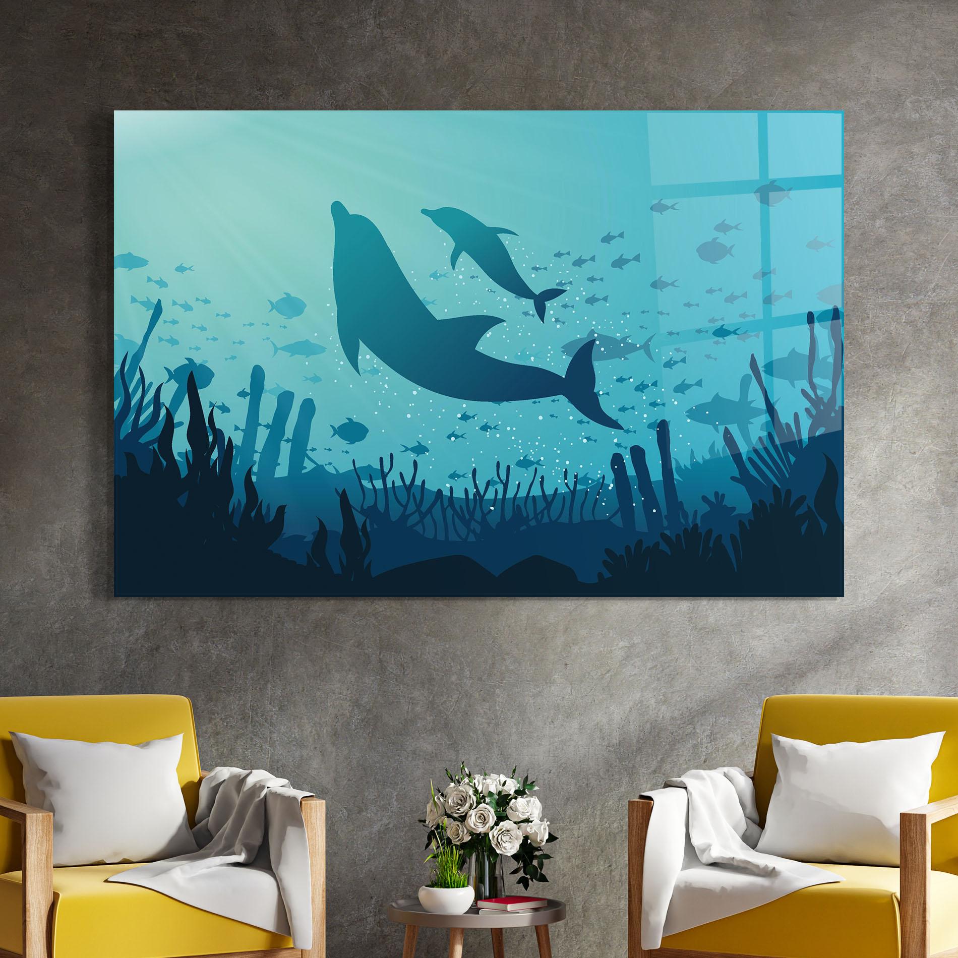 Üvegkép Blue Ocean mockup 4