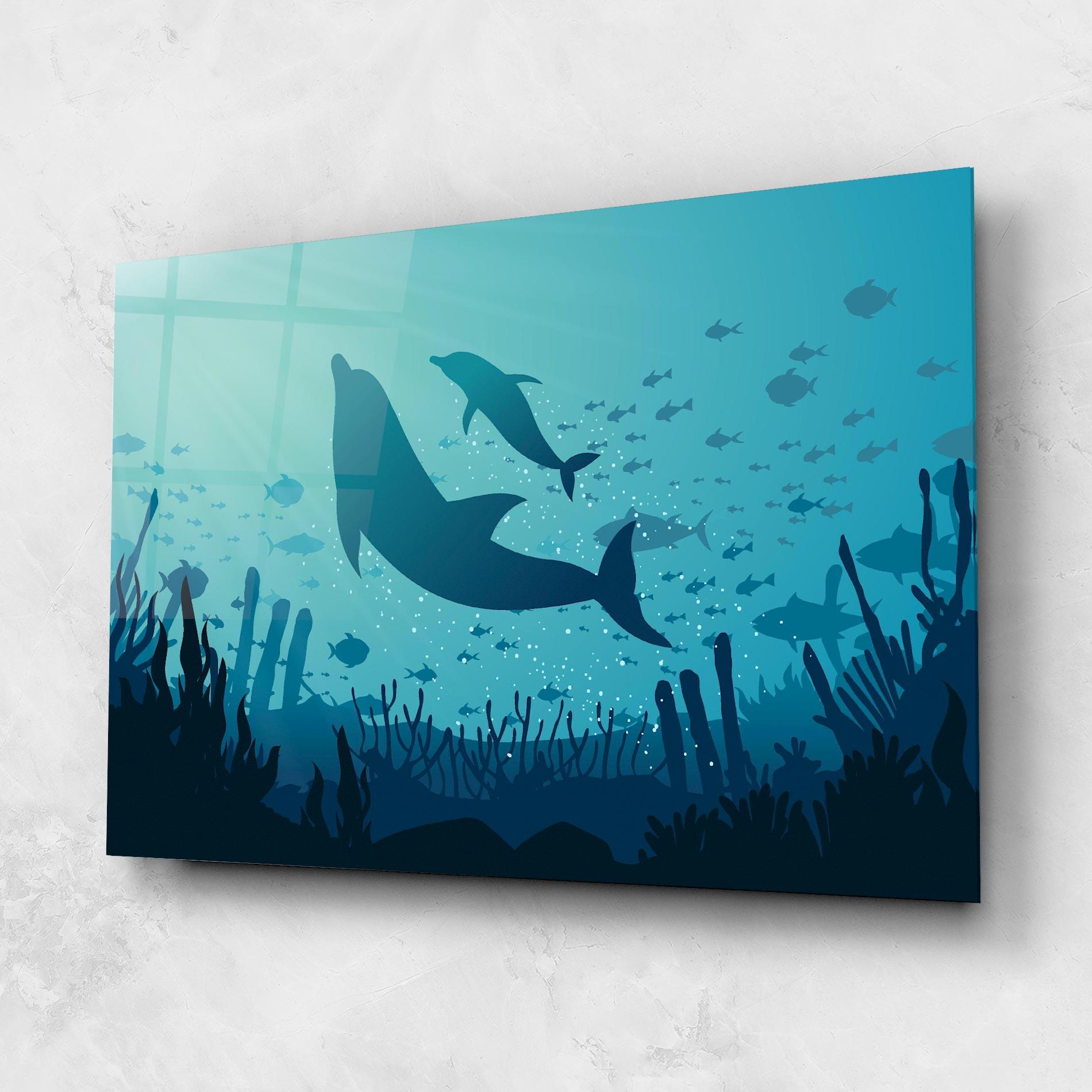 Üvegkép Blue Ocean mockup 1