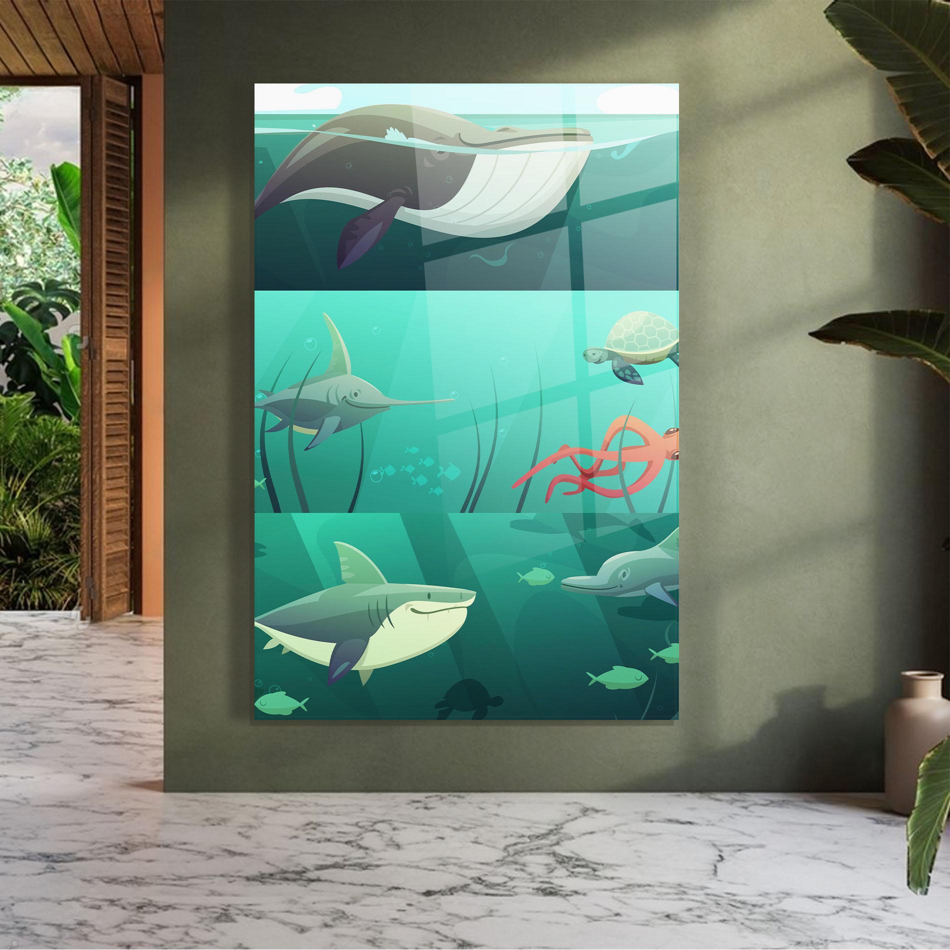 Üvegkép Kids Ocean mockup 7