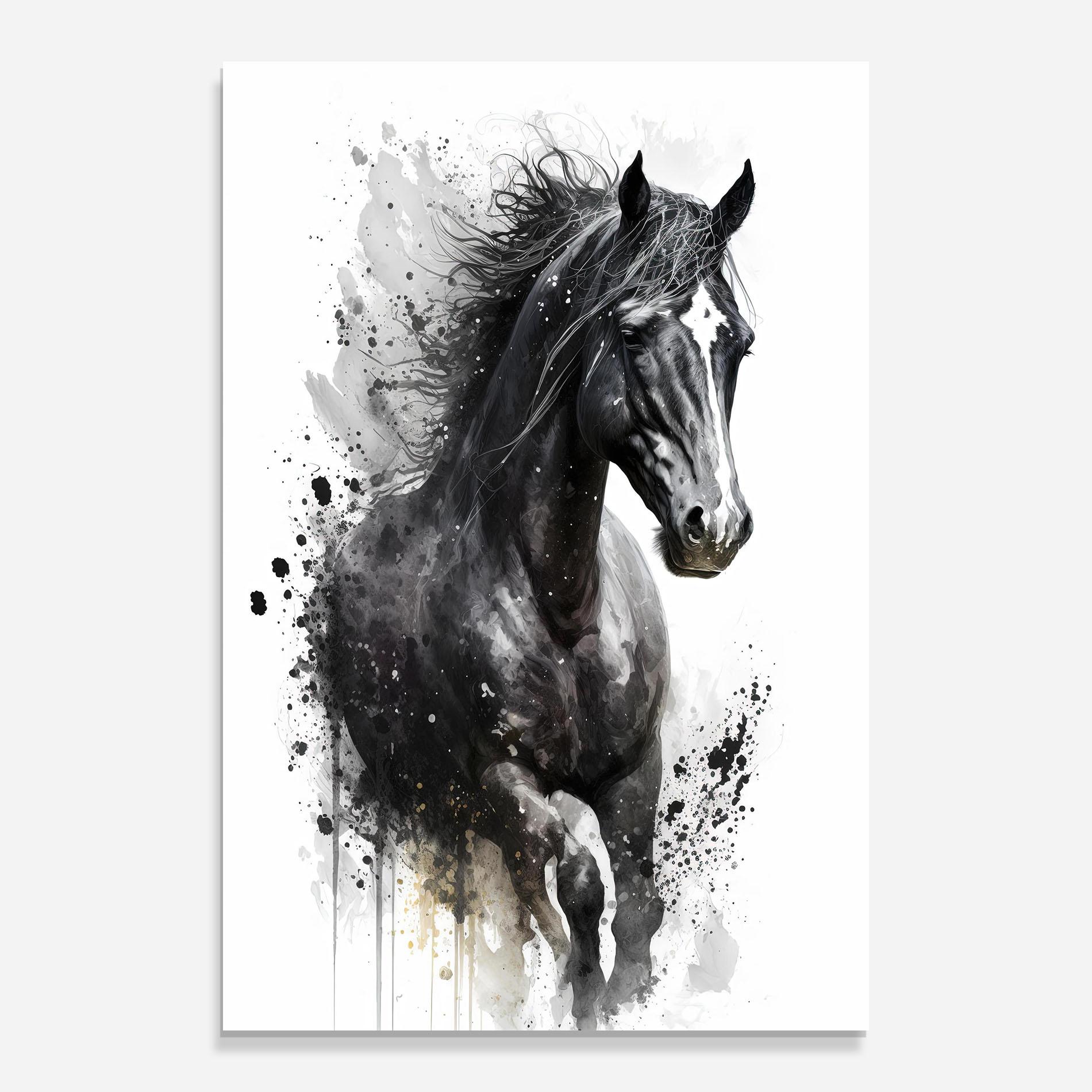 Üvegkép Black Horse mockup 0