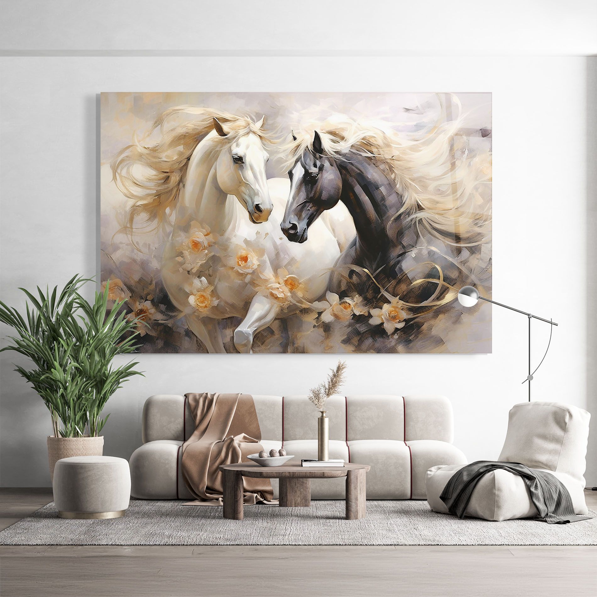 Black And White Horses mockup 9