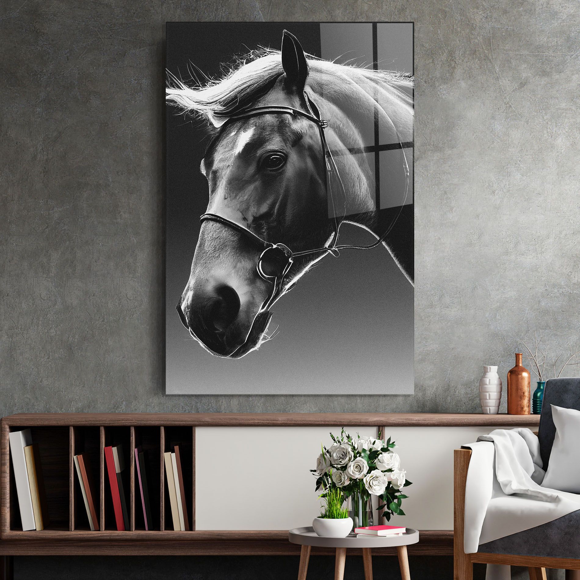 Black Horse Profile mockup 2