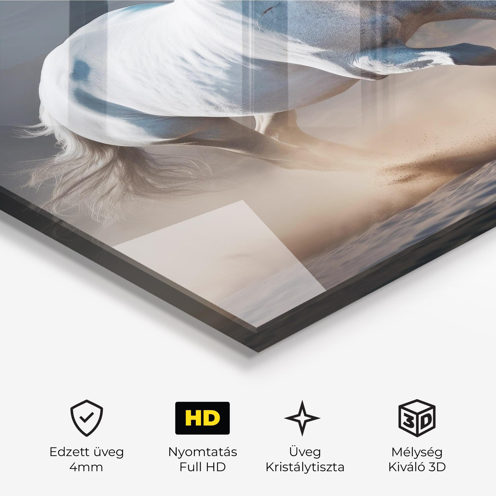 Üvegkép Desert Horse mockup 3