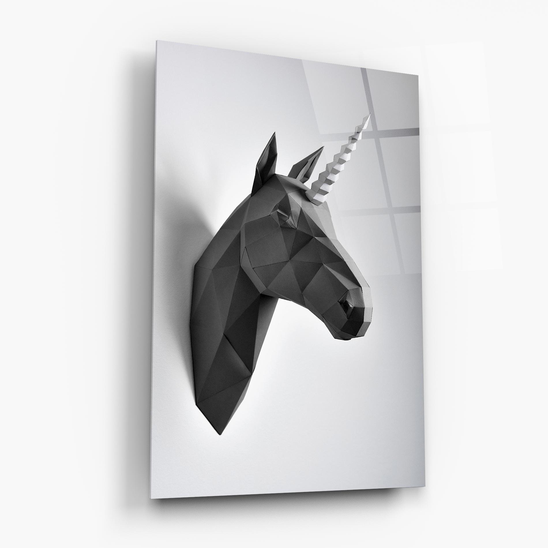 Üvegkép Geometrical Unicorn mockup 6
