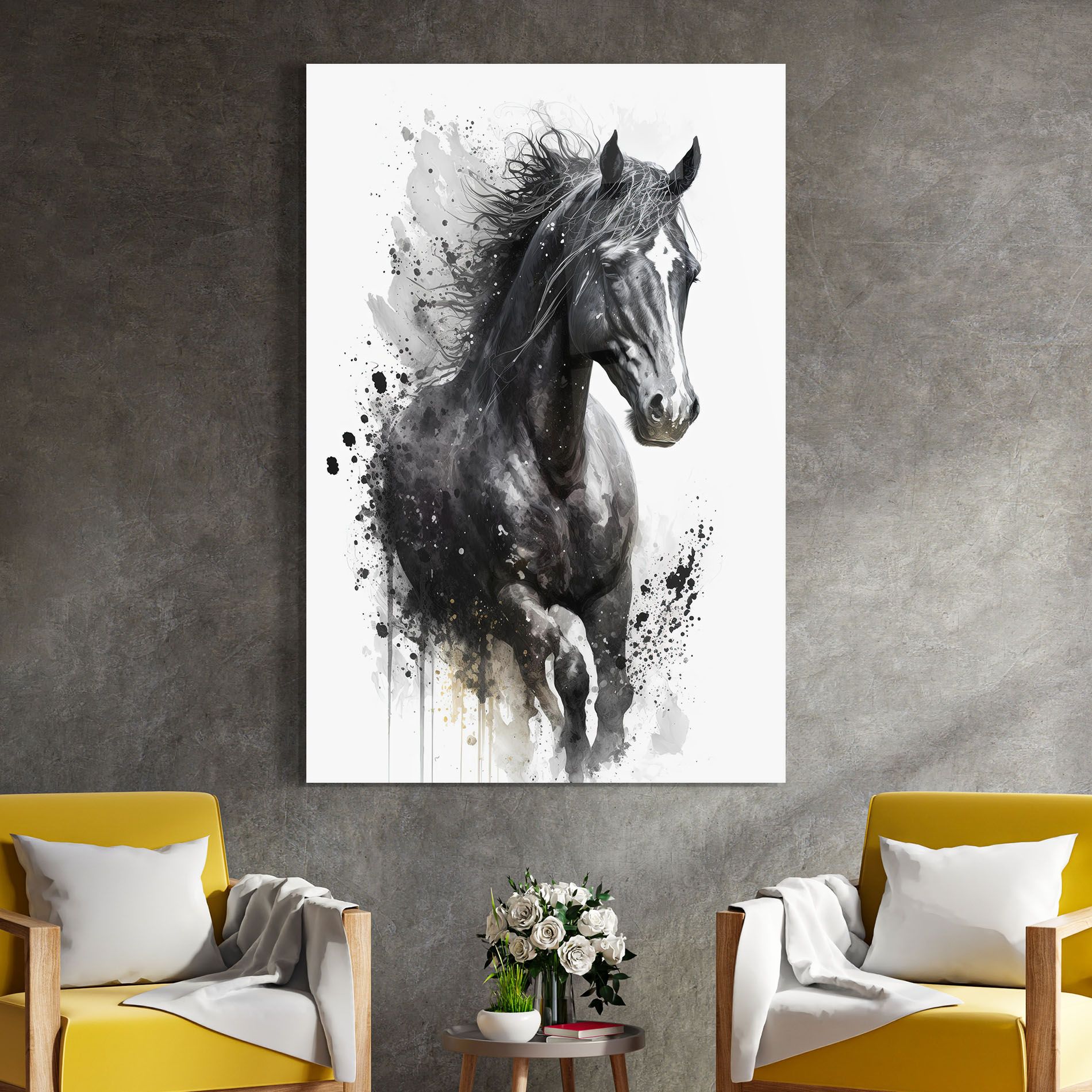 Black Horse mockup 4