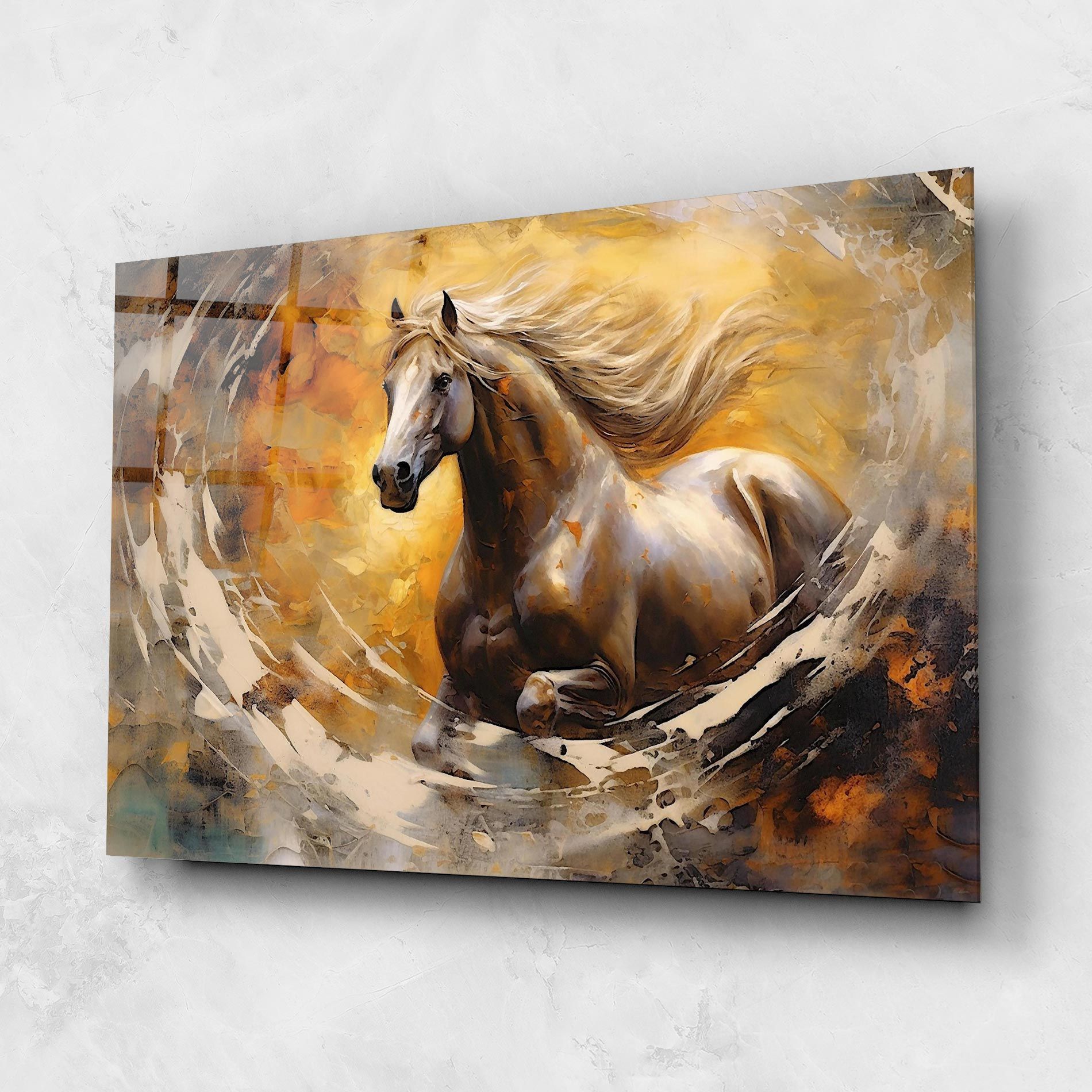 Beautiful Horse Running mockup 1