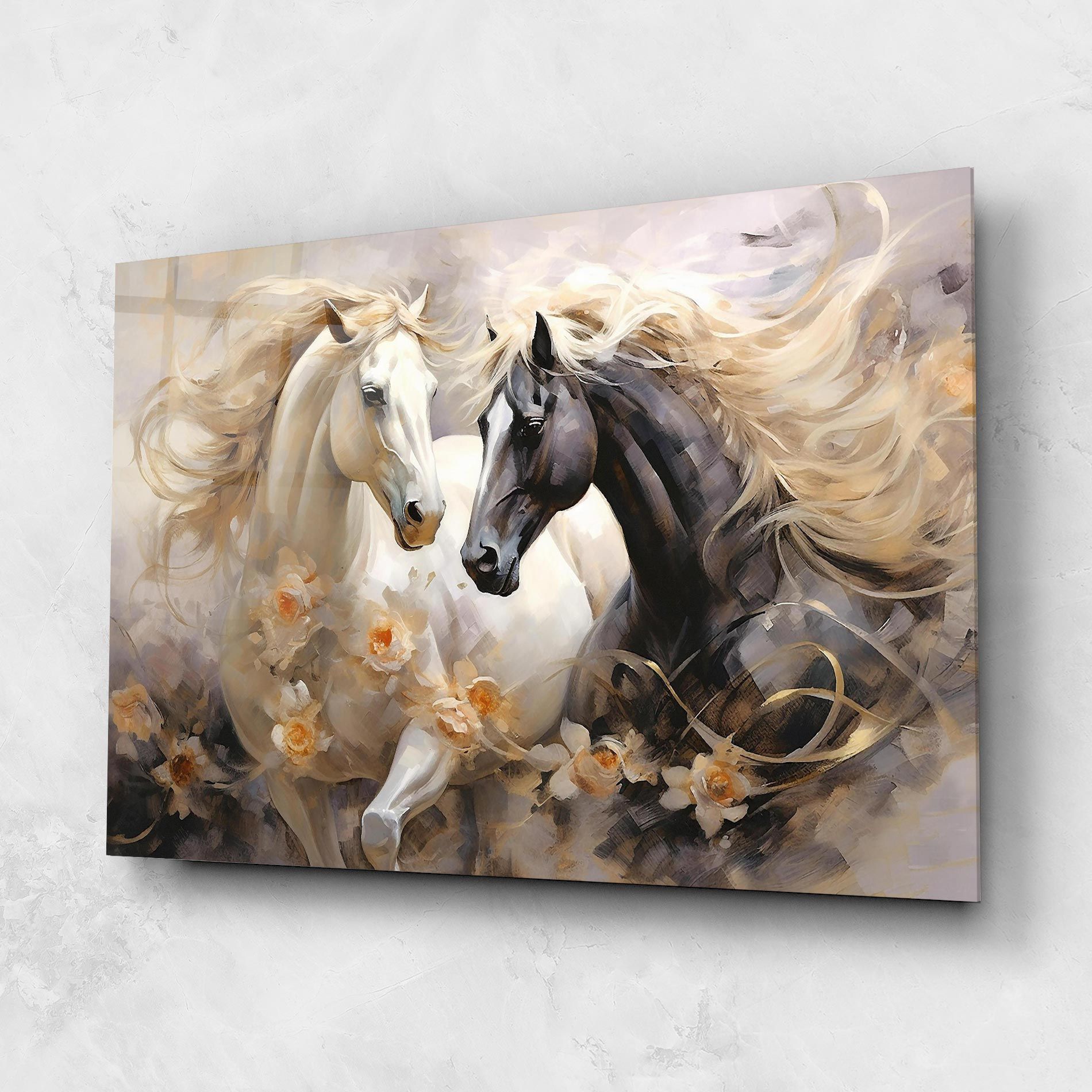 Black And White Horses mockup 1