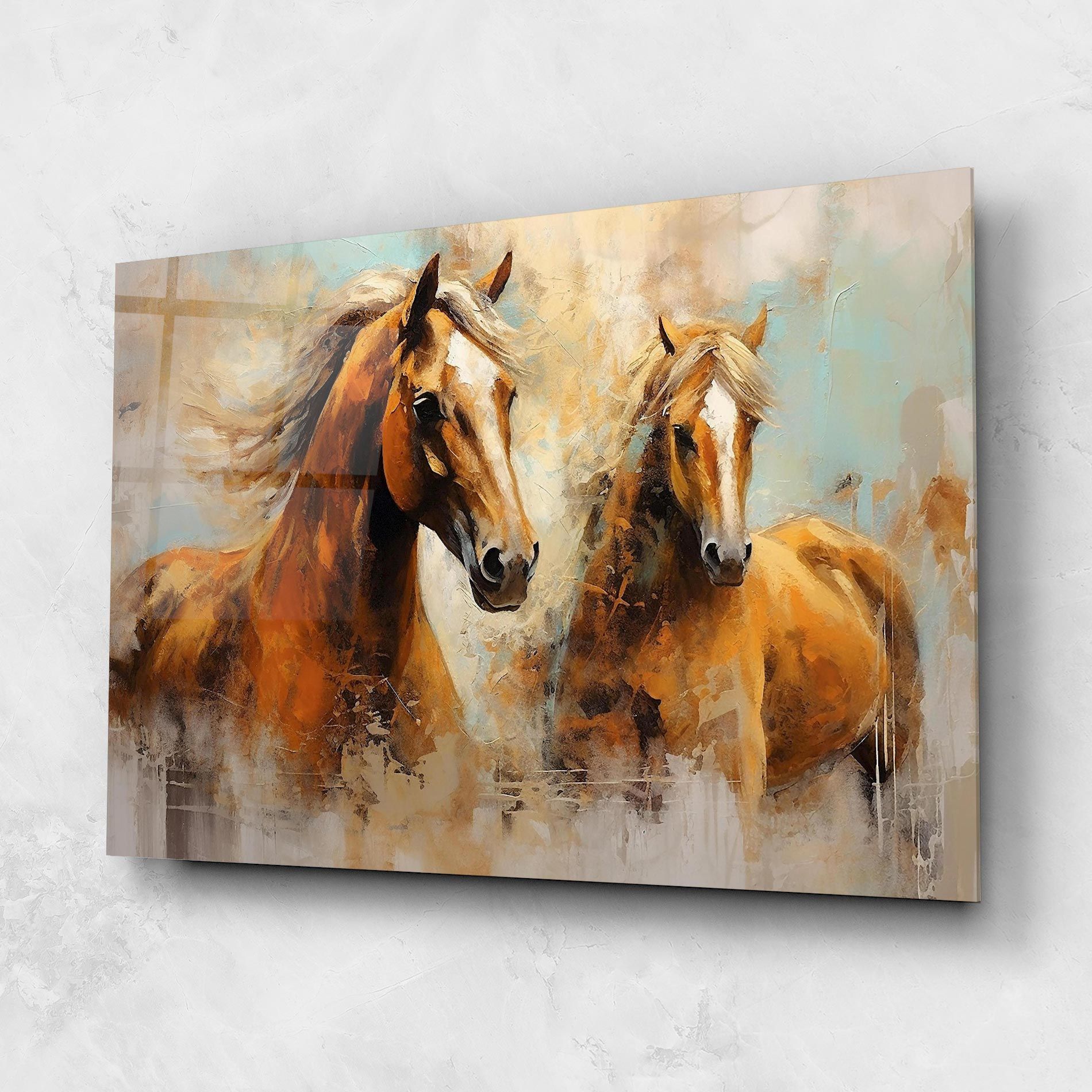 Brown Horses Staying mockup 1