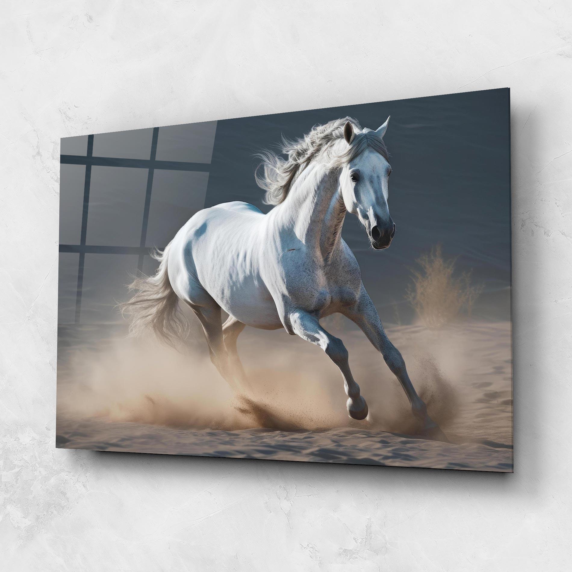 Üvegkép Desert Horse mockup 1