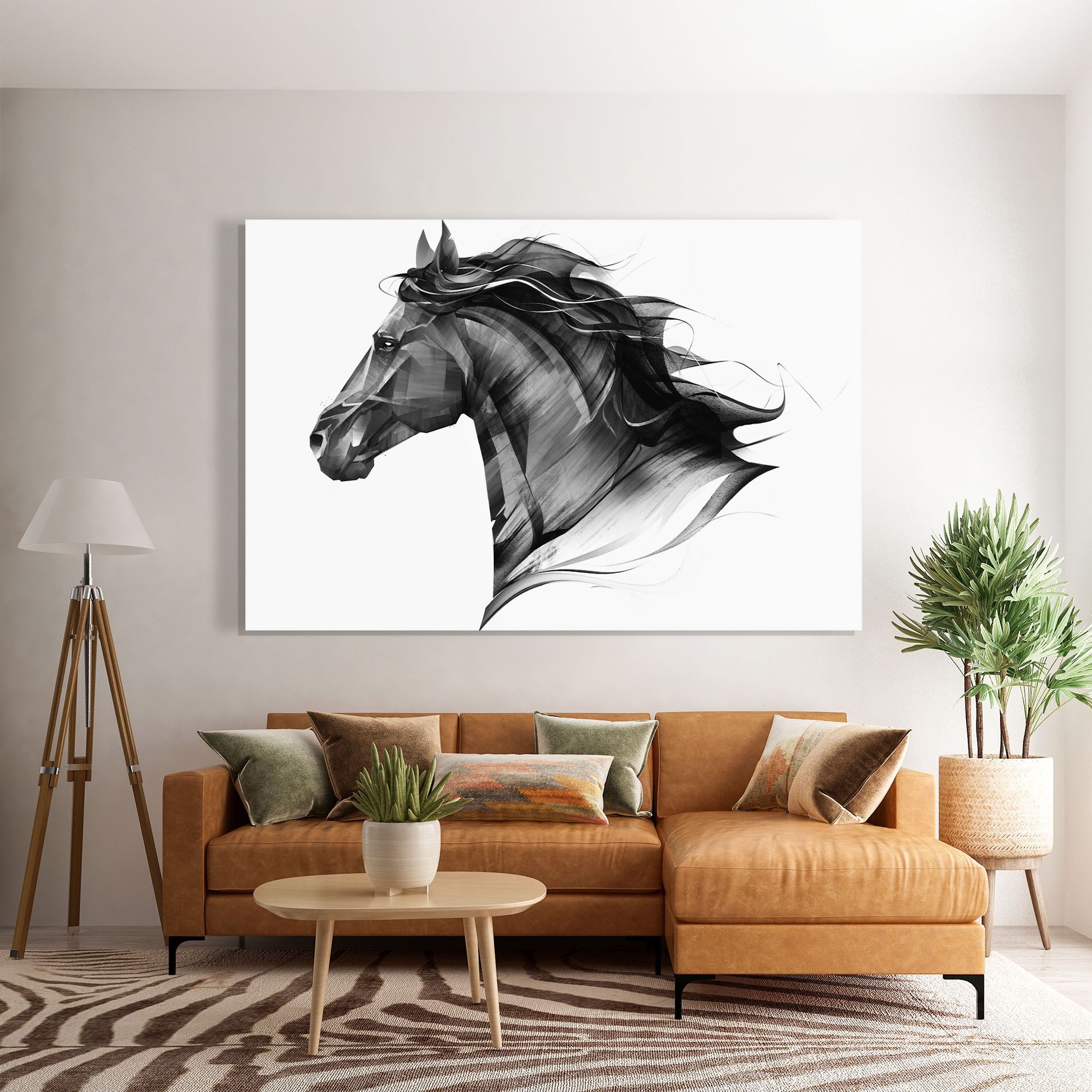 Black Portrait Horse mockup 7