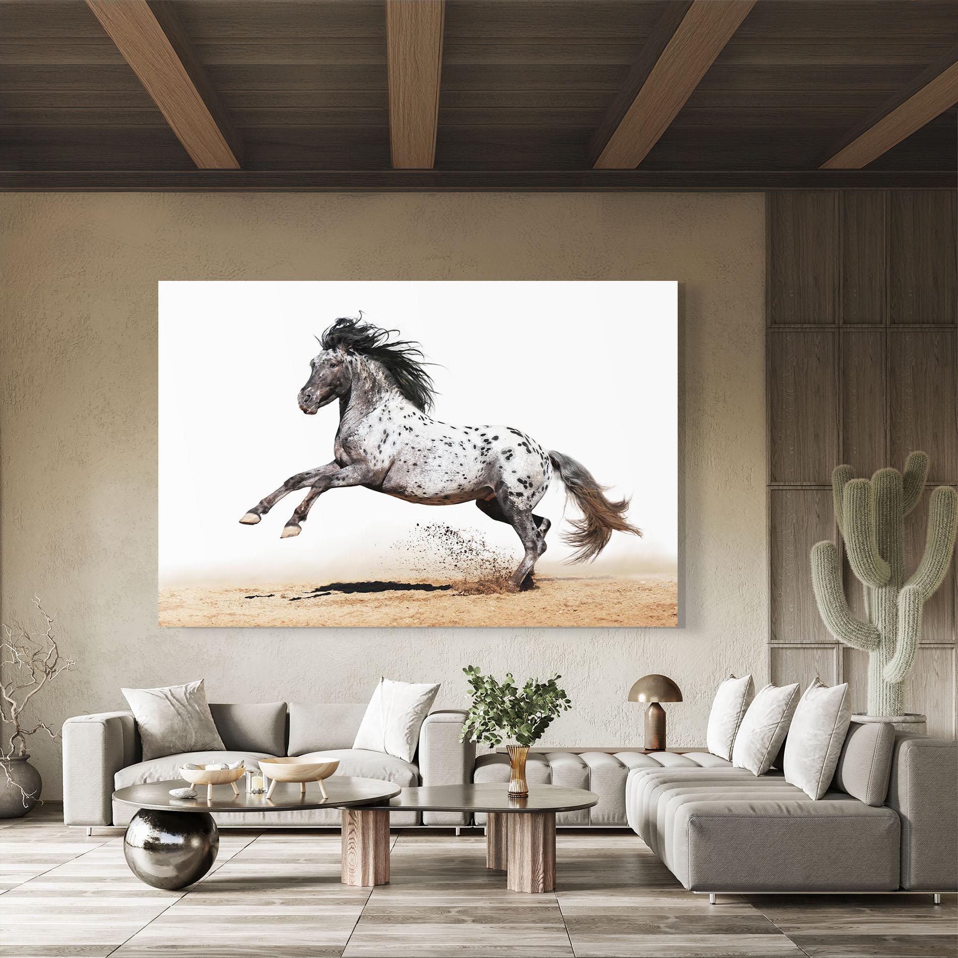 Üvegkép Appaloosa Horse Running mockup 8