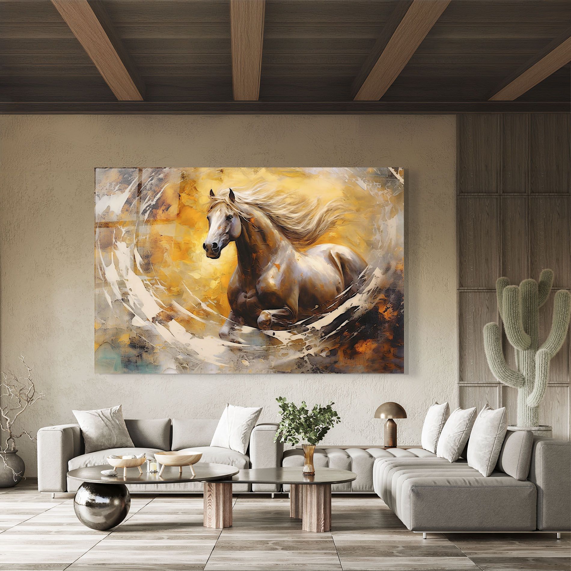 Beautiful Horse Running mockup 8