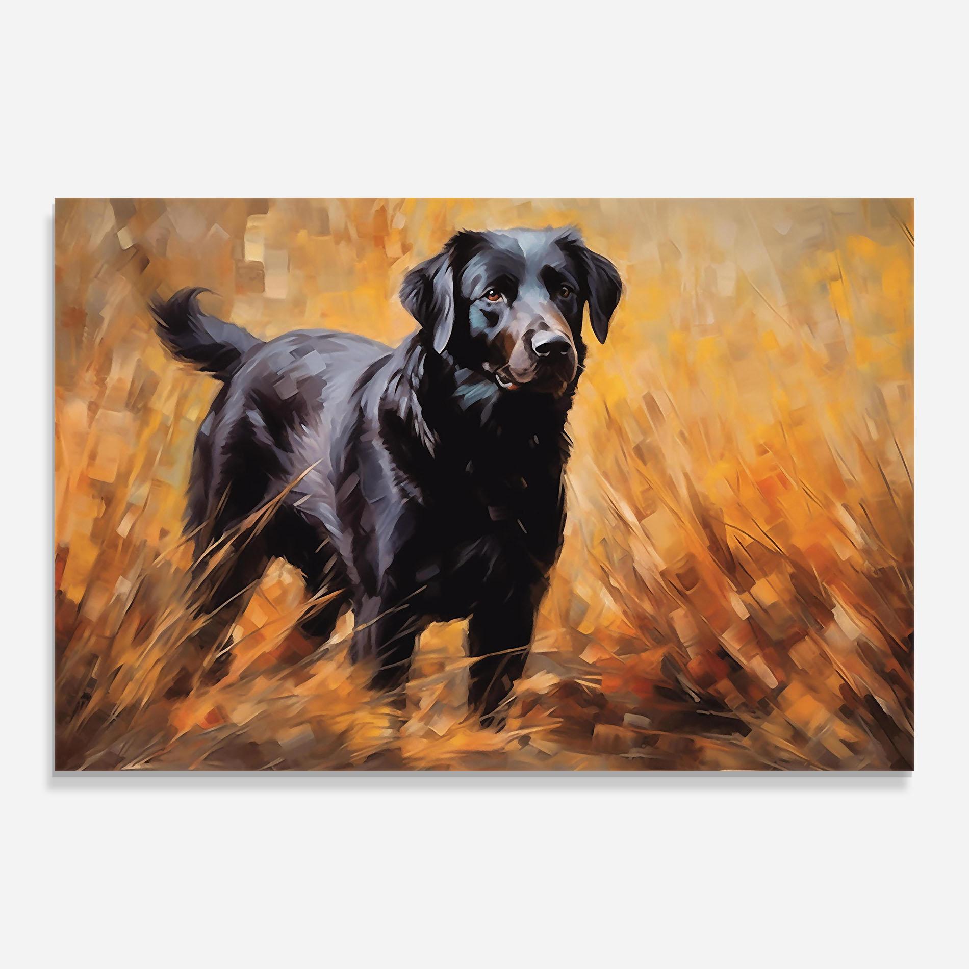 Üvegkép Black Pretty Dog mockup 0
