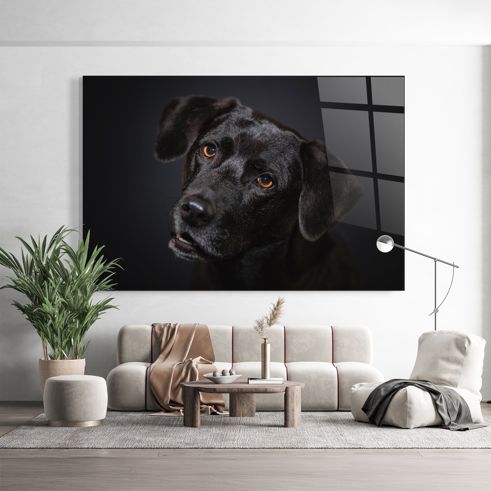 Black Dog Portrait mockup 9