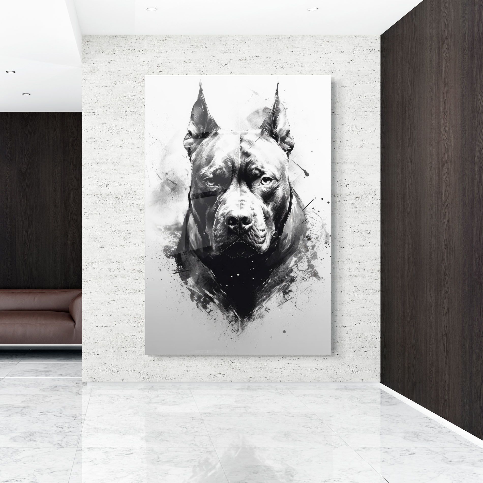 Angry Dog Face mockup 9