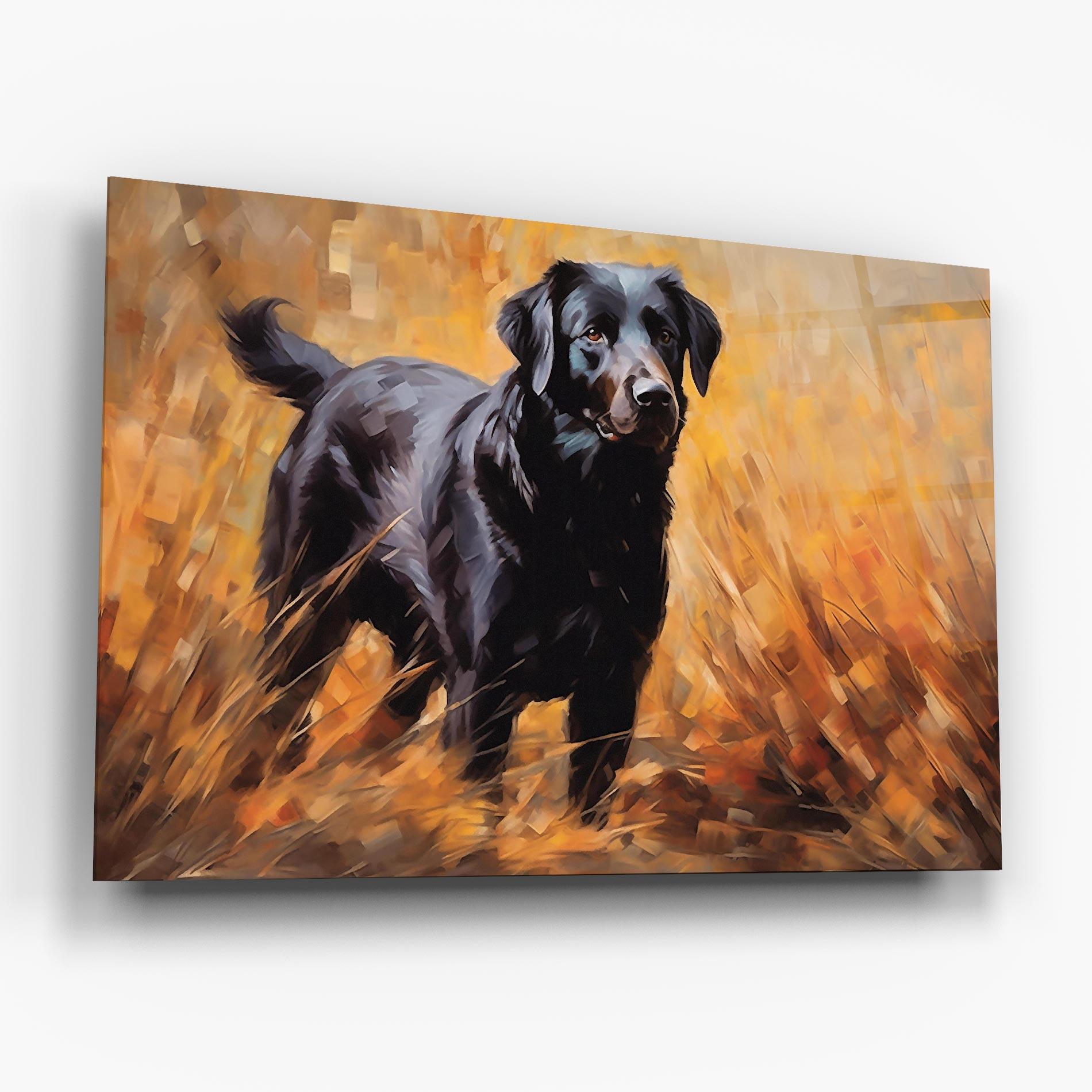 Üvegkép Black Pretty Dog mockup 6