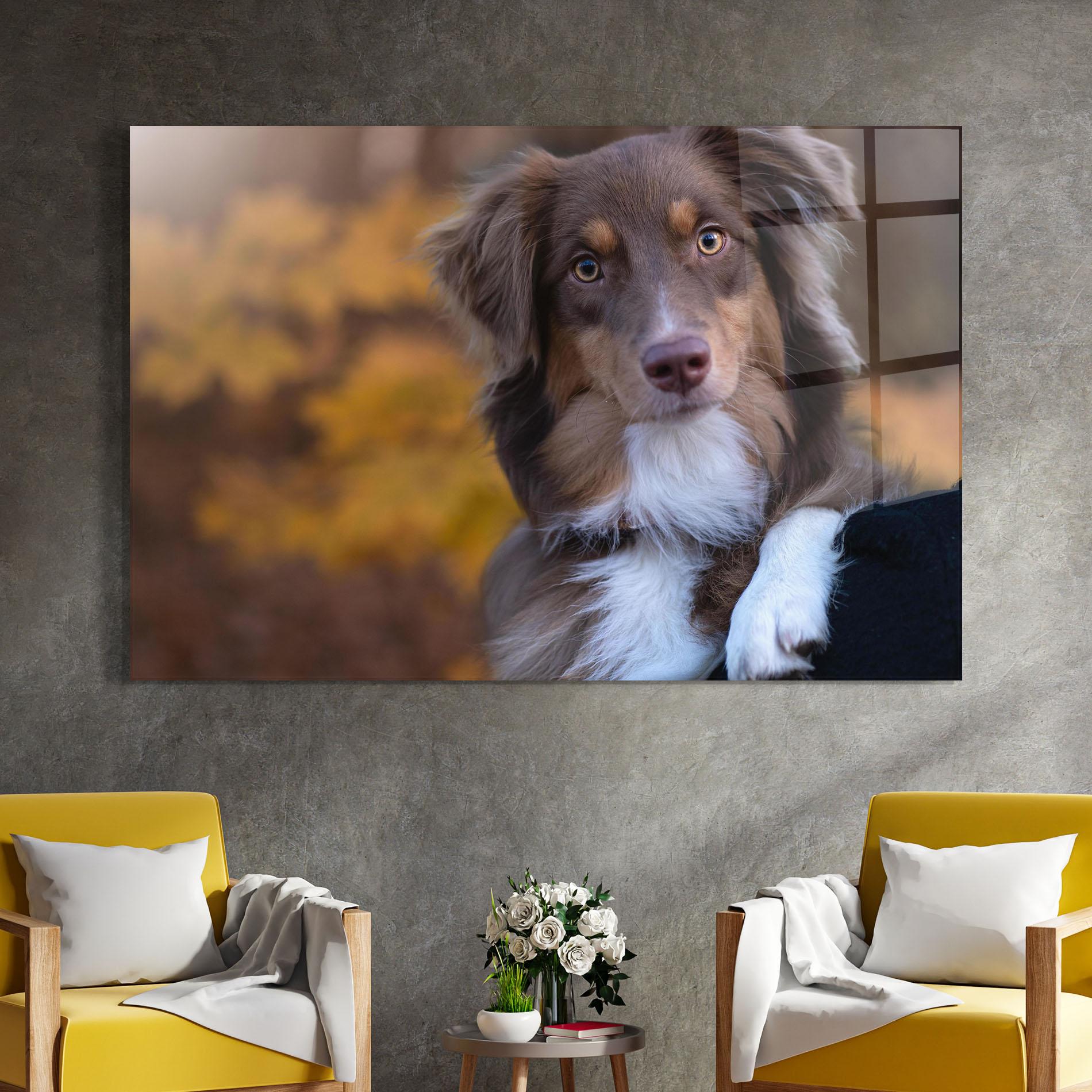 Üvegkép Coffee Brown Dog mockup 4