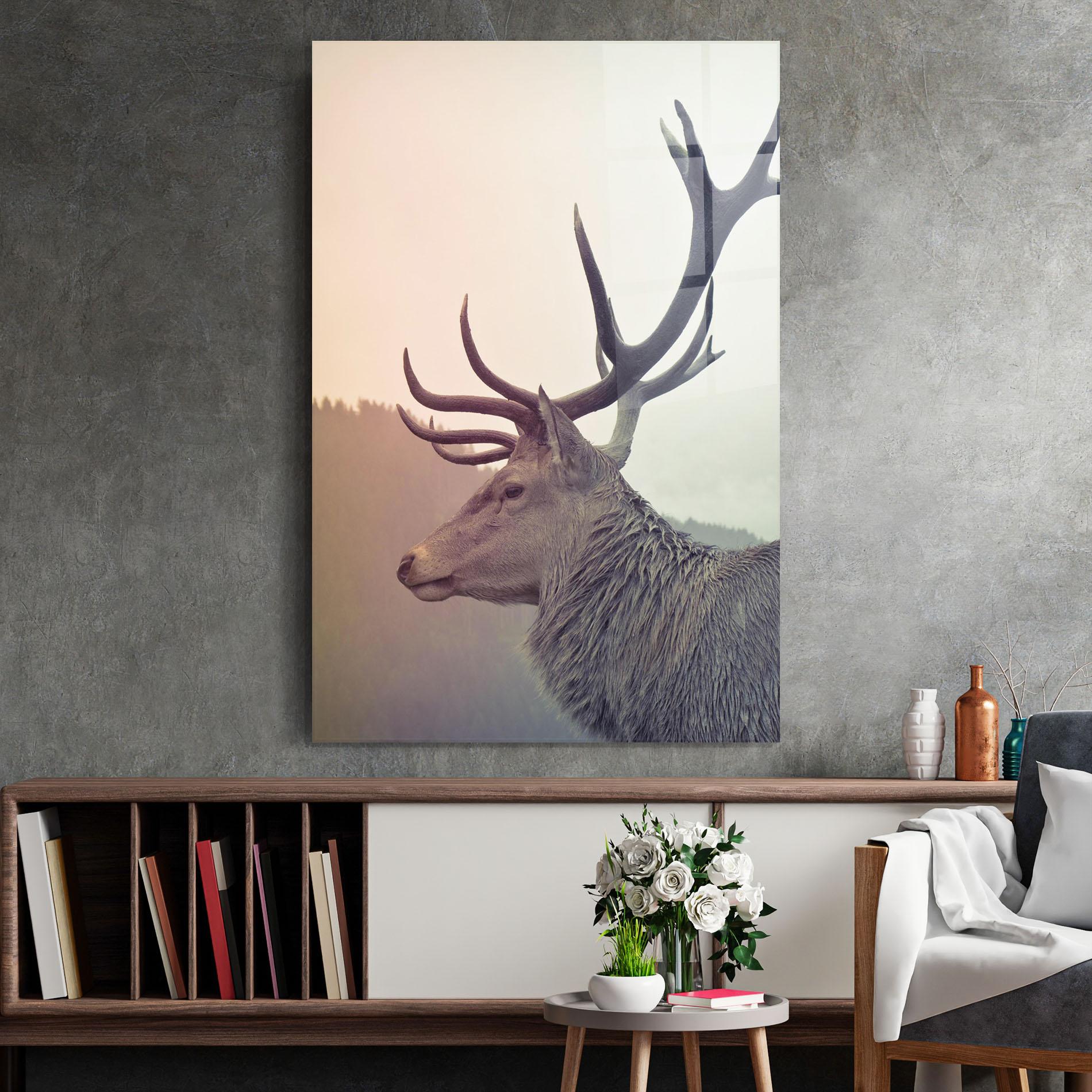 Üvegkép King Of The Forest mockup 2