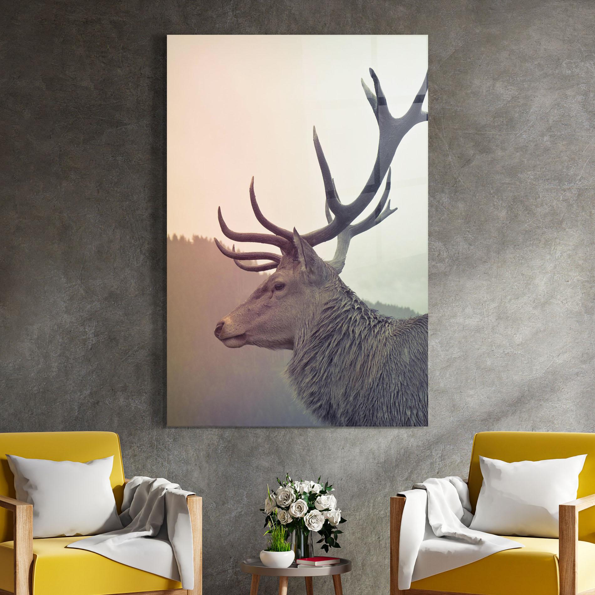 Üvegkép King Of The Forest mockup 4