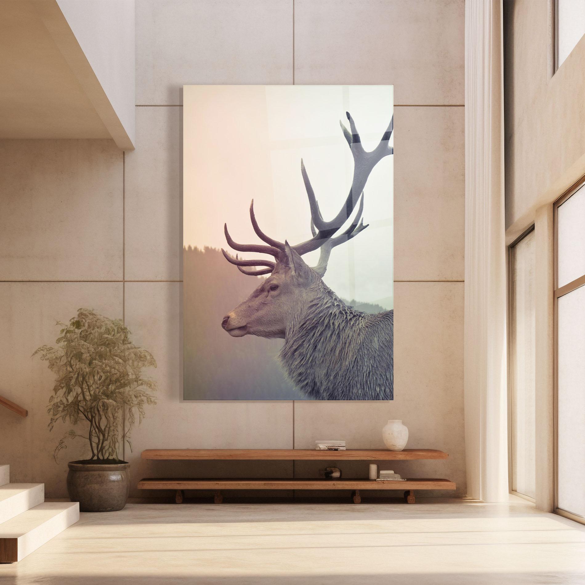 Üvegkép King Of The Forest mockup 8