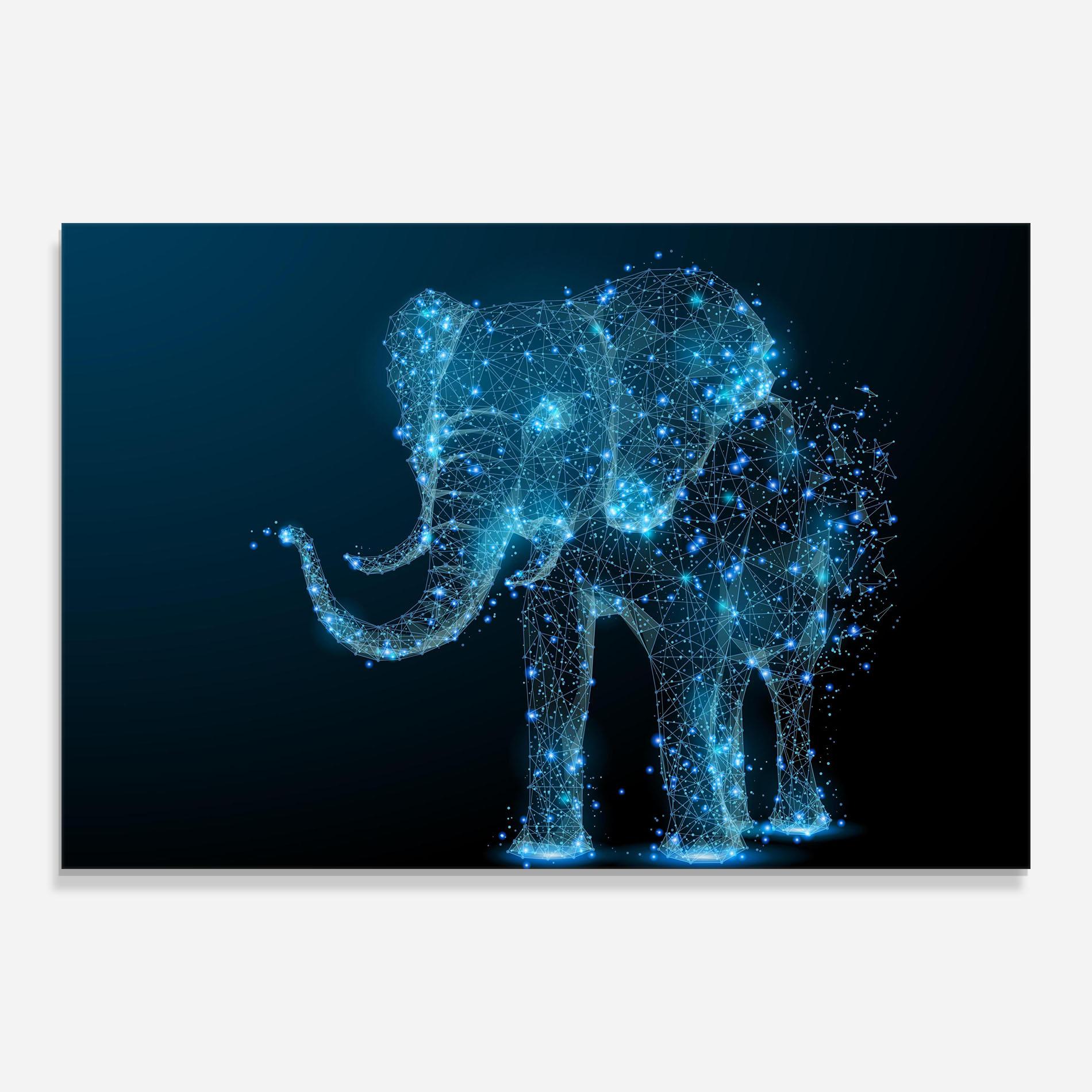 Üvegkép Digital Elephant mockup 0