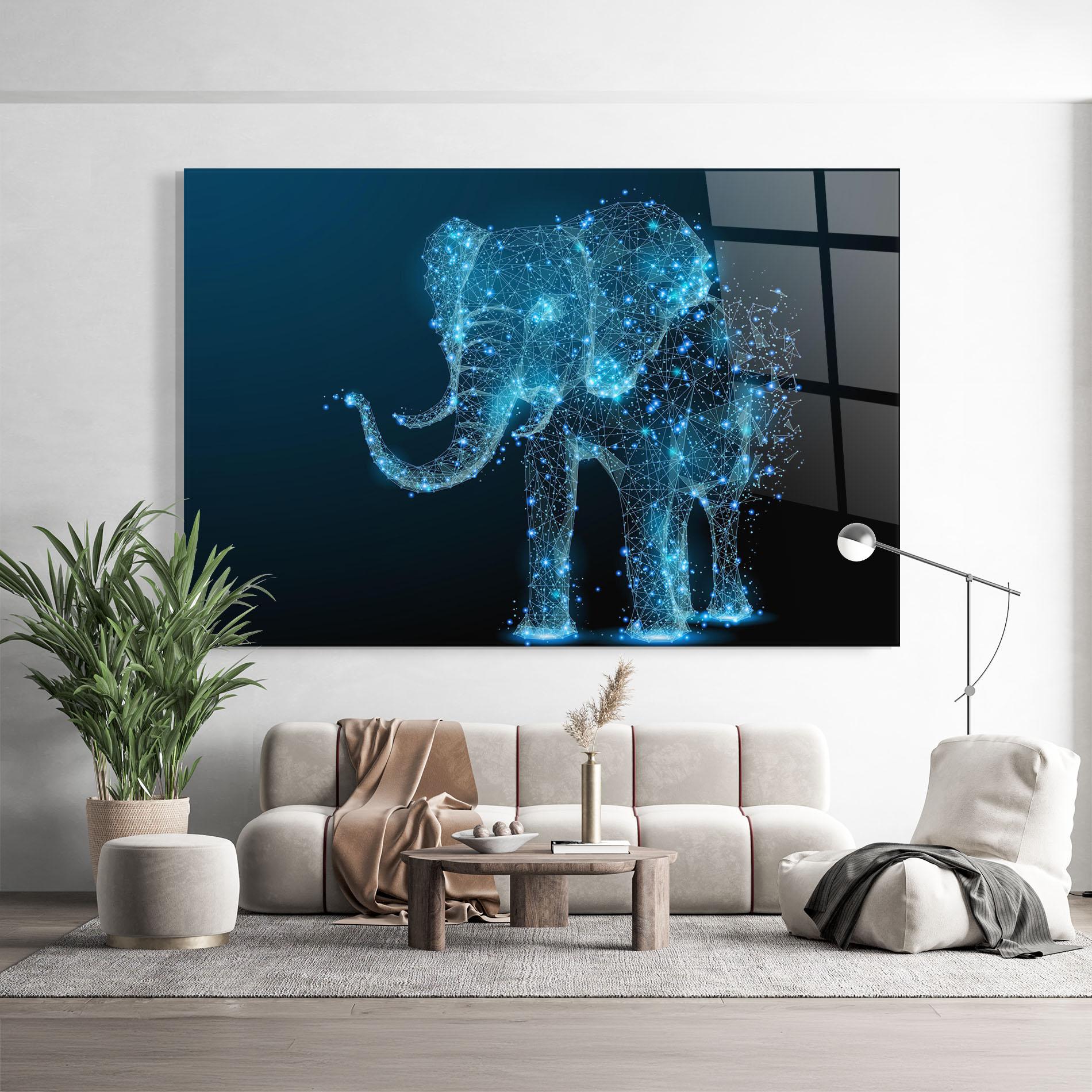 Üvegkép Digital Elephant mockup 9
