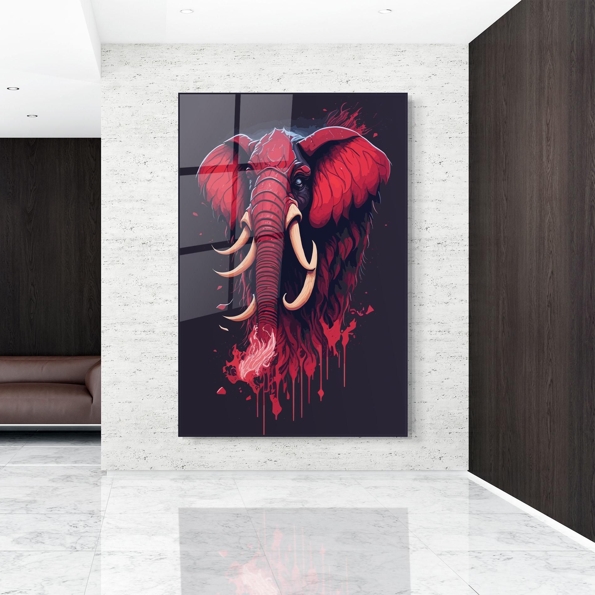 Üvegkép Bloody Elephant mockup 9