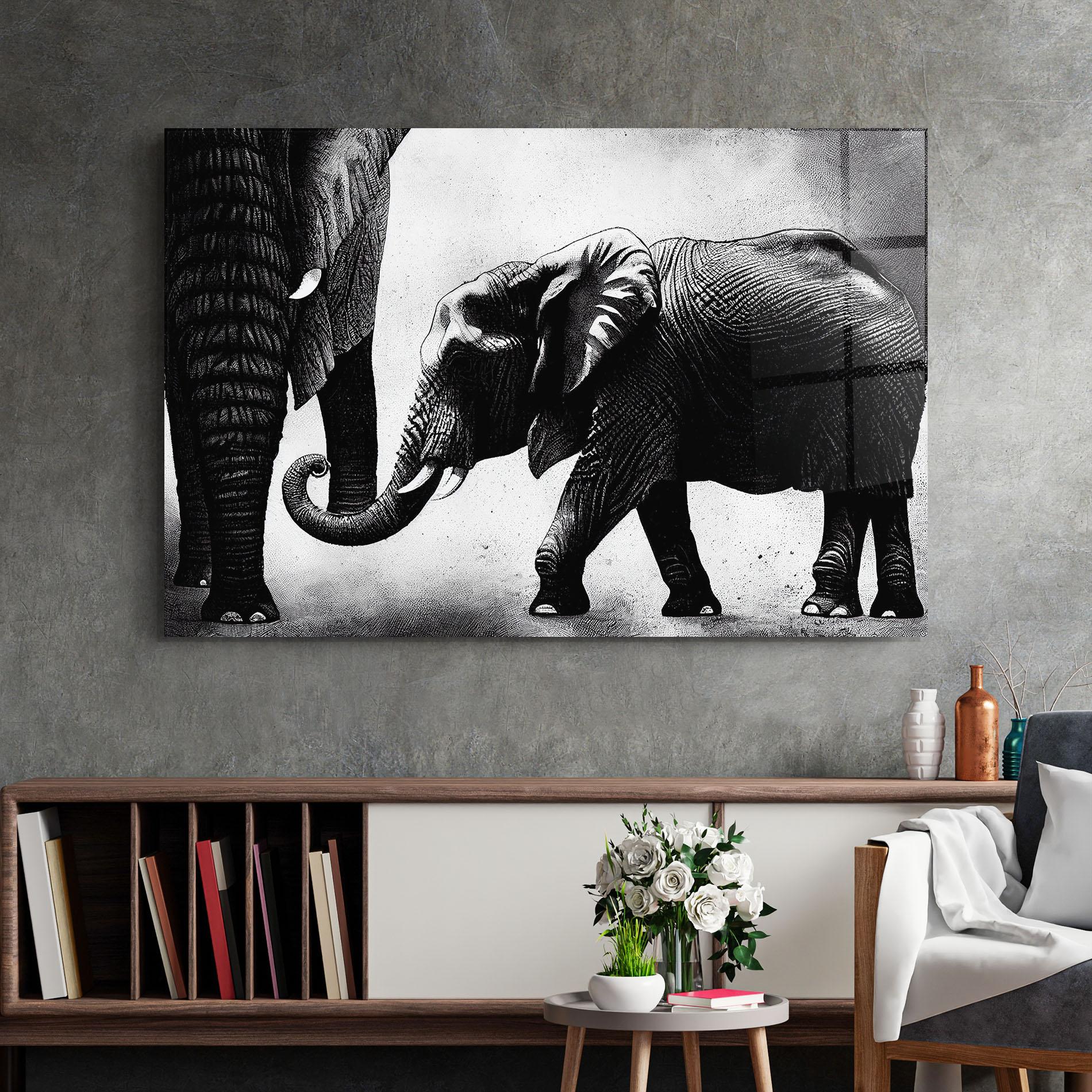 Üvegkép Baby Elephant mockup 2