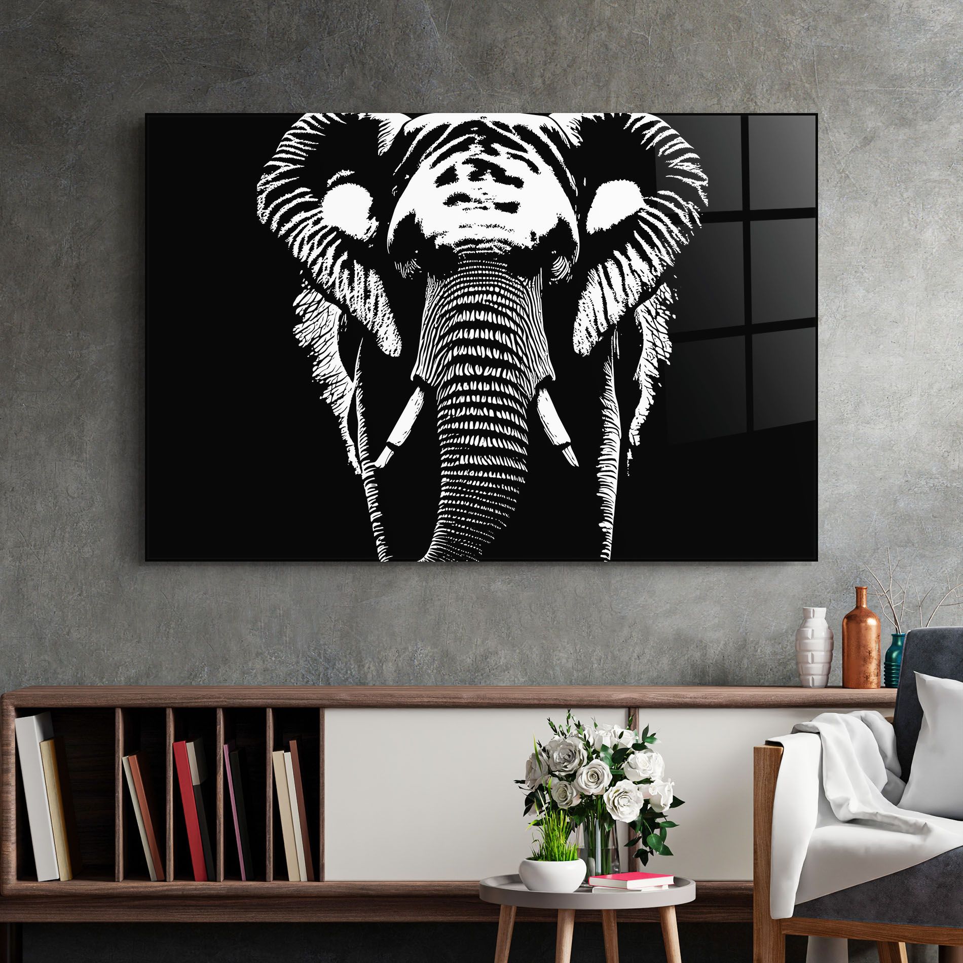 Elephant Drawing mockup 2