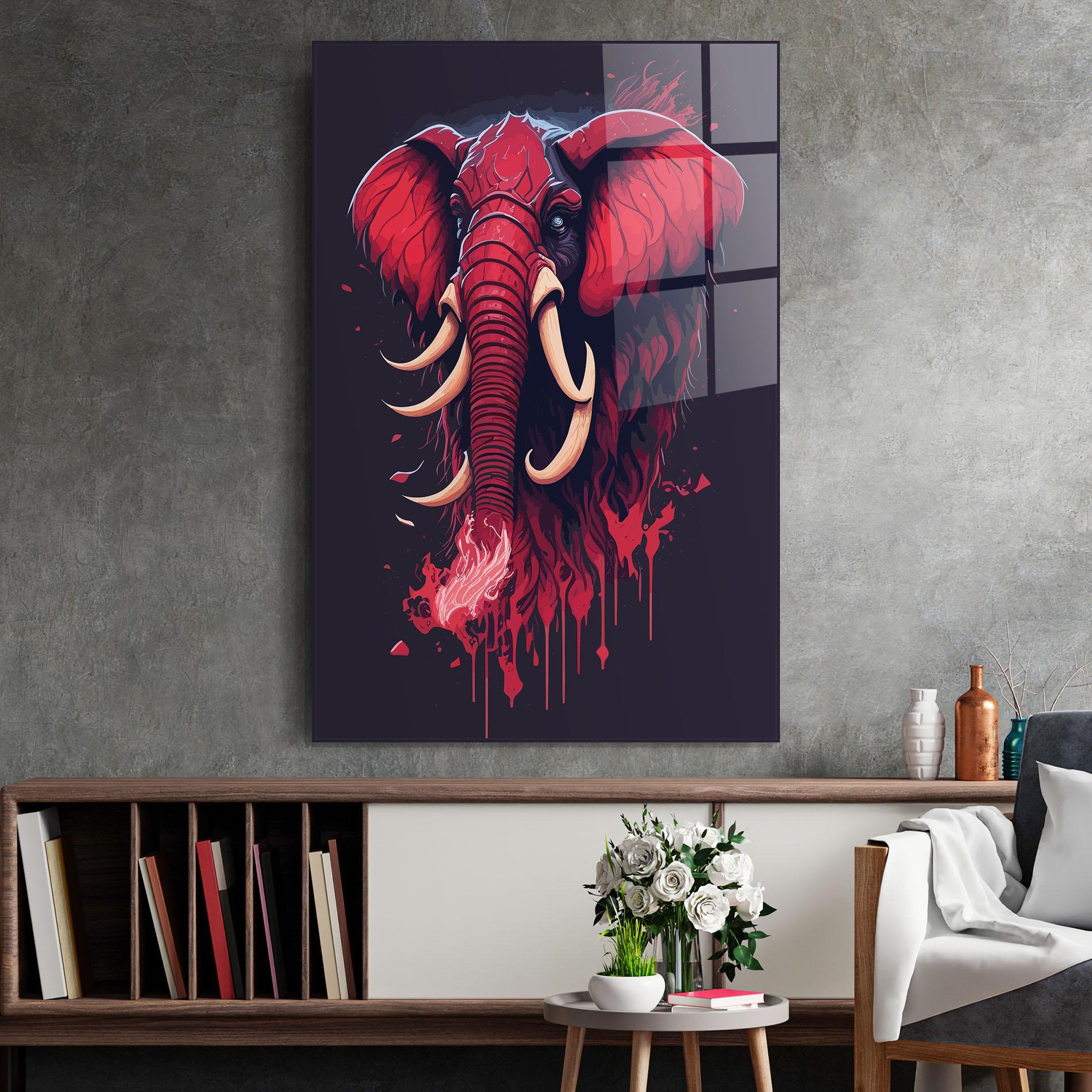 Üvegkép Bloody Elephant mockup 2