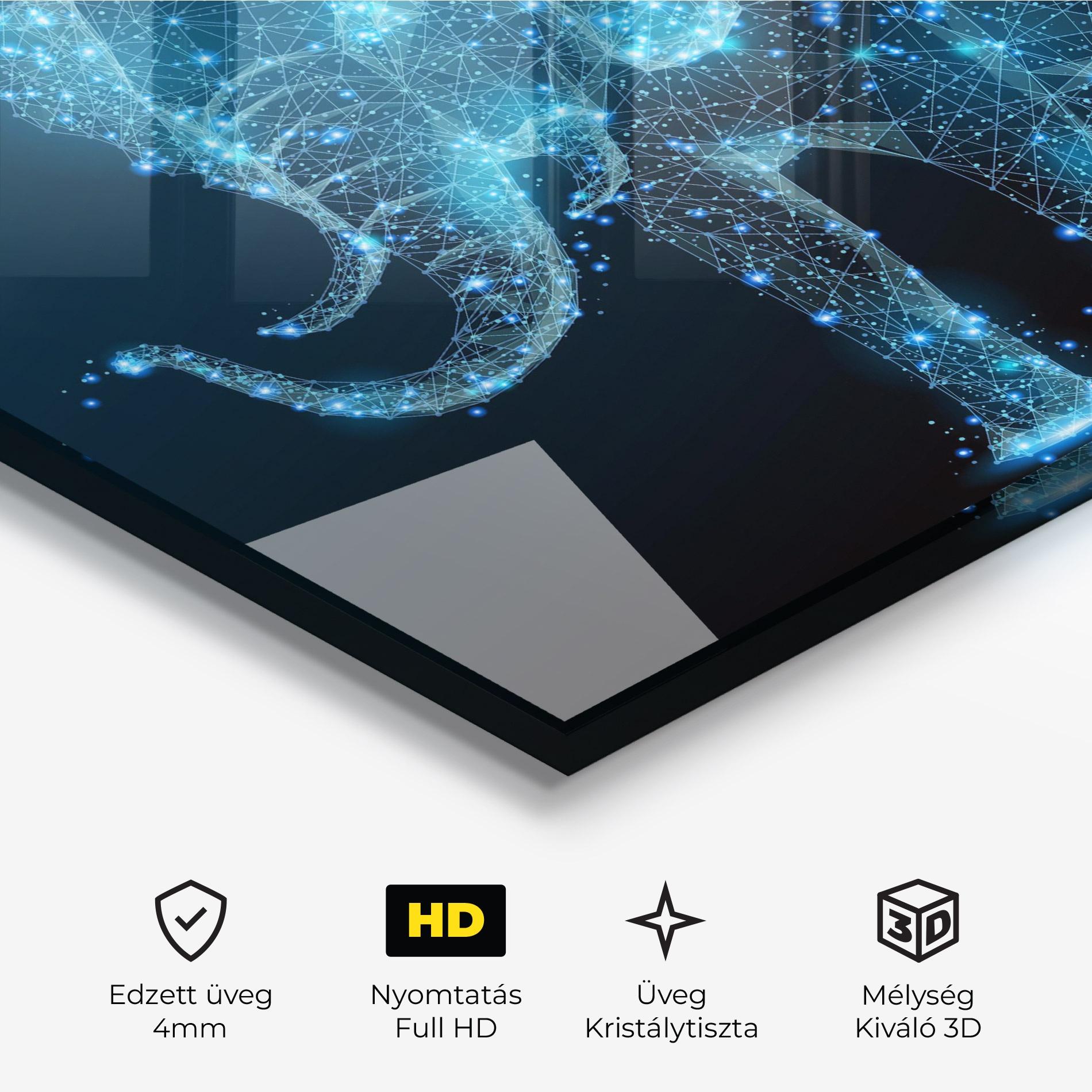 Üvegkép Digital Elephant mockup 3