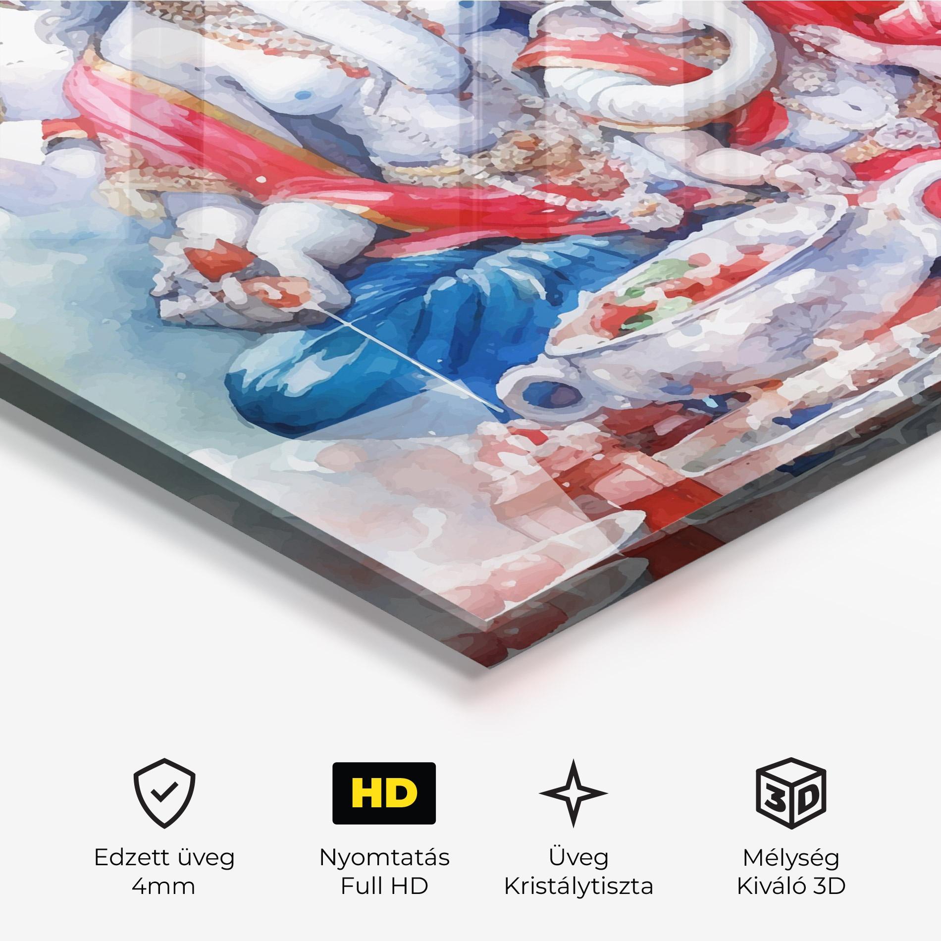 Üvegkép Durga Puja Festival mockup 3