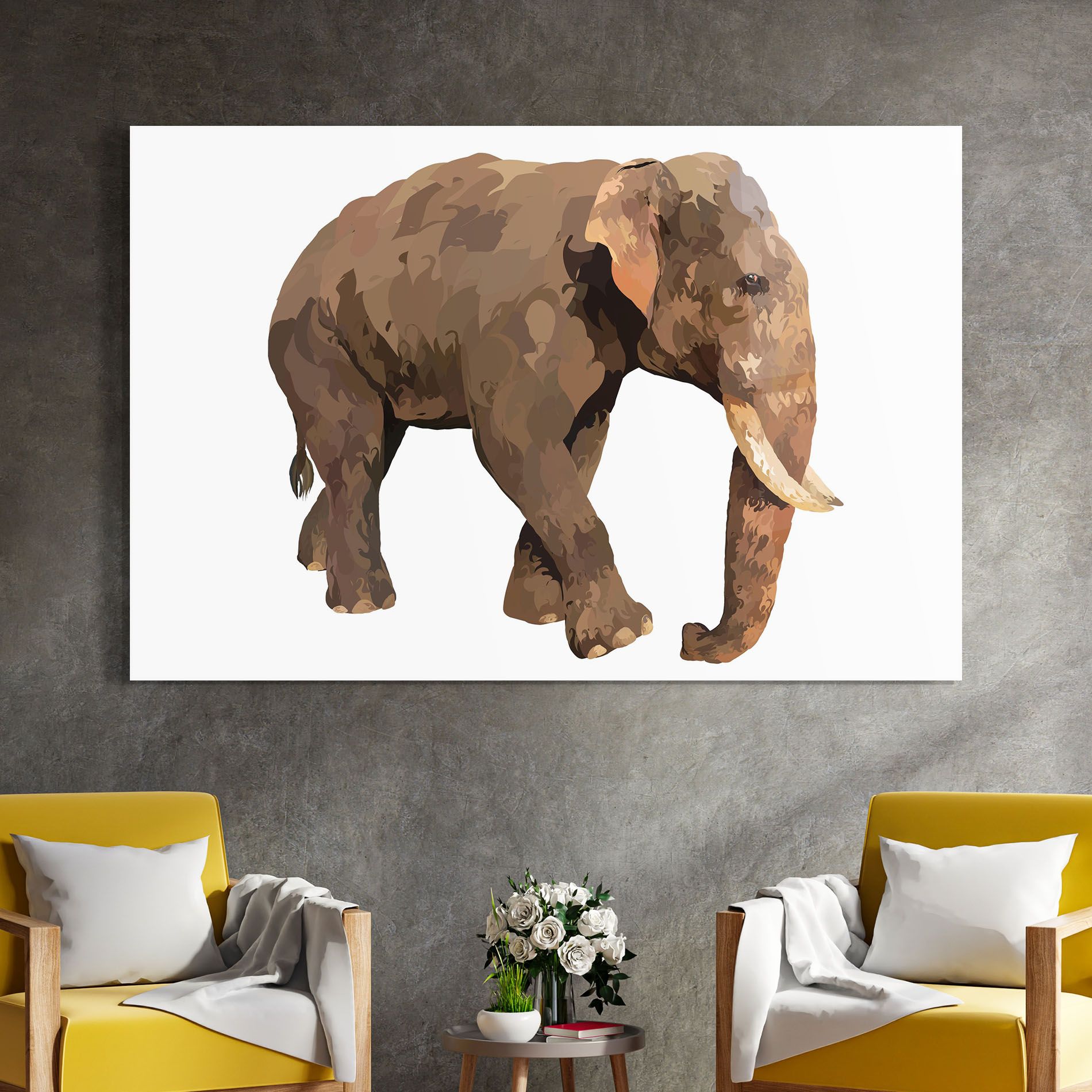 Brown Elephant mockup 4