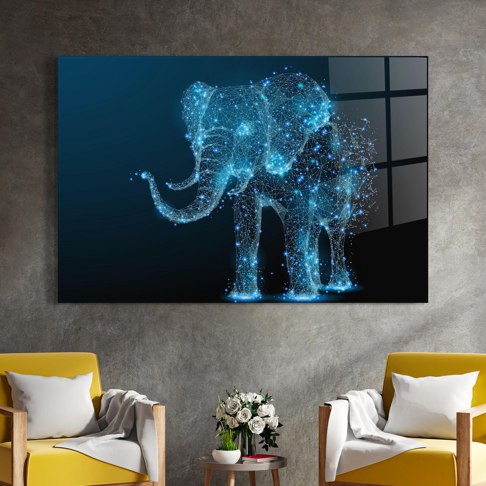 Üvegkép Digital Elephant mockup 4