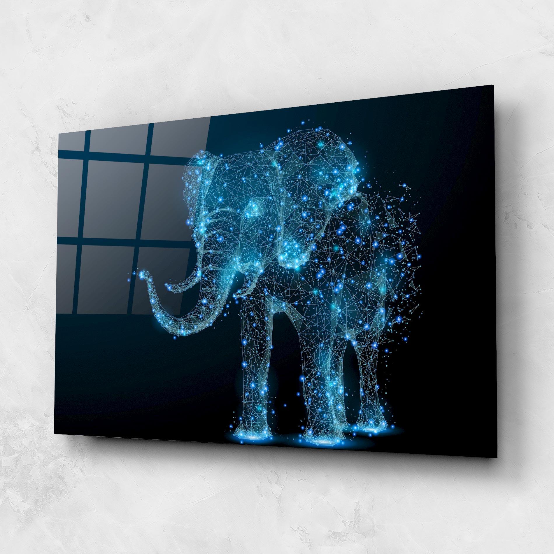 Üvegkép Digital Elephant mockup 1